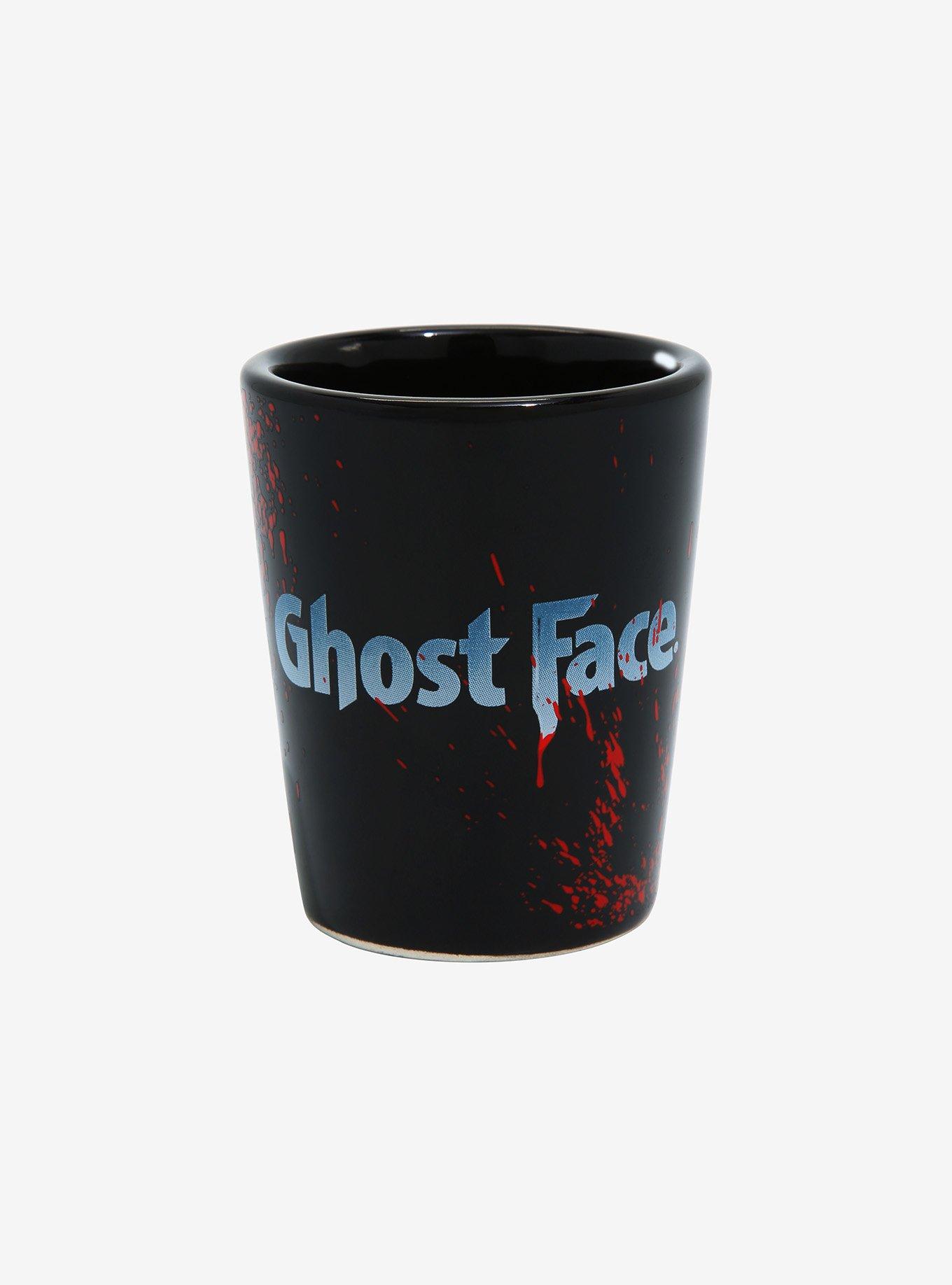 Scream Ghost Face Blood Splatter Mini Glass, , alternate