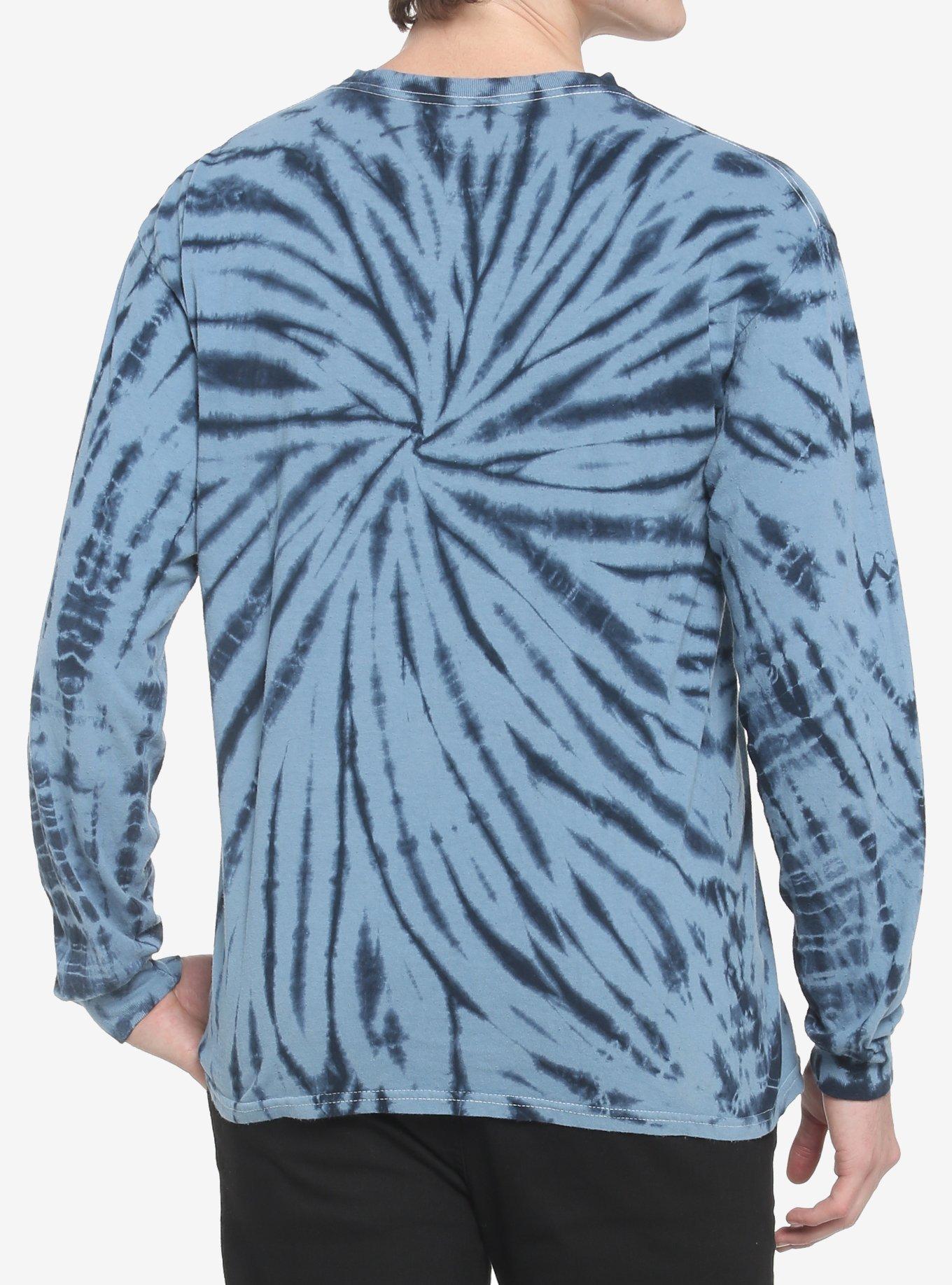 Nine Inch Nails Logo Tie-Dye Long-Sleeve Shirt, MULTI, alternate