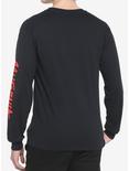 Pierce The Veil Skateboard Long-Sleeve T-Shirt, BLACK, alternate
