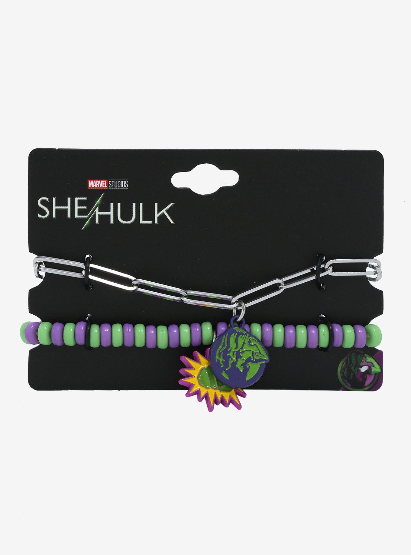 Marvel She-Hulk: Attorney At Law Icon Bracelet Set, , alternate