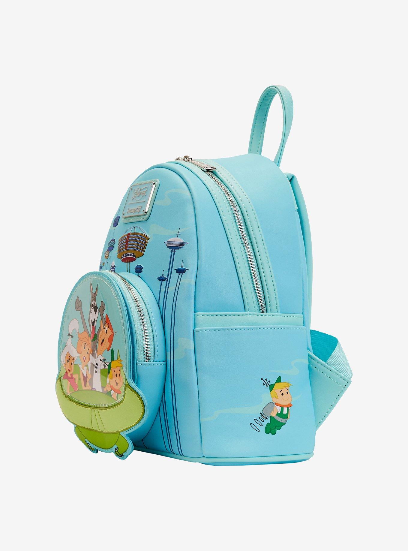 Loungefly The Jetsons Group Portrait Spaceship Mini Backpack, , alternate