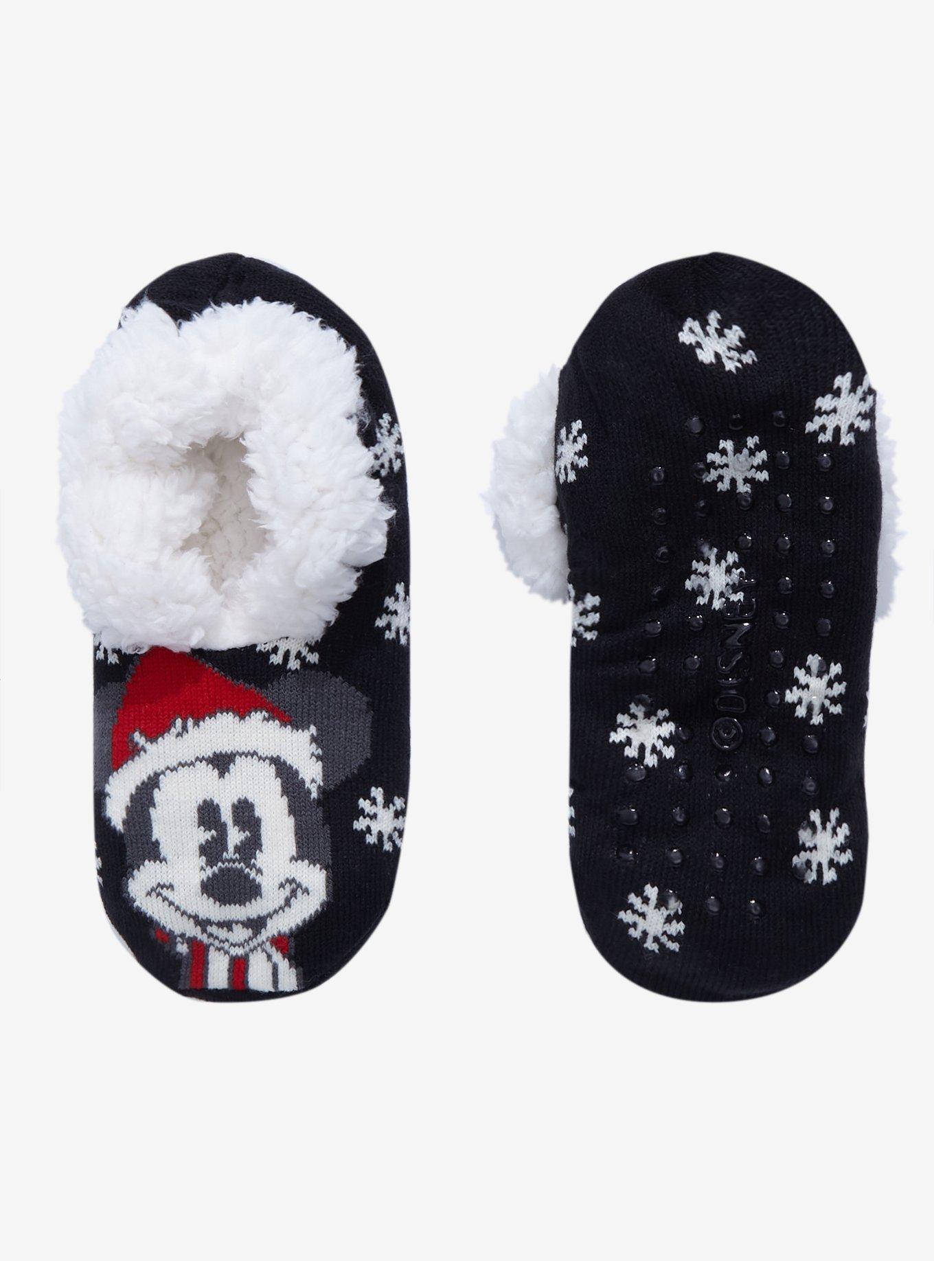 Disney Mickey Mouse Santa Cozy Slippers, , alternate - view 2