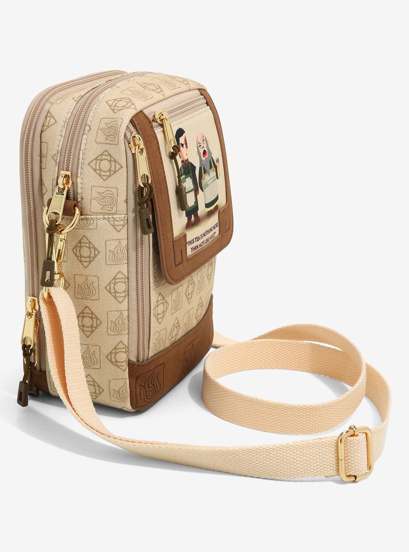 Avatar: The Last Airbender Uncle Iroh & Zuko Hot Leaf Juice Crossbody Bag - BoxLunch Exclusive, , alternate