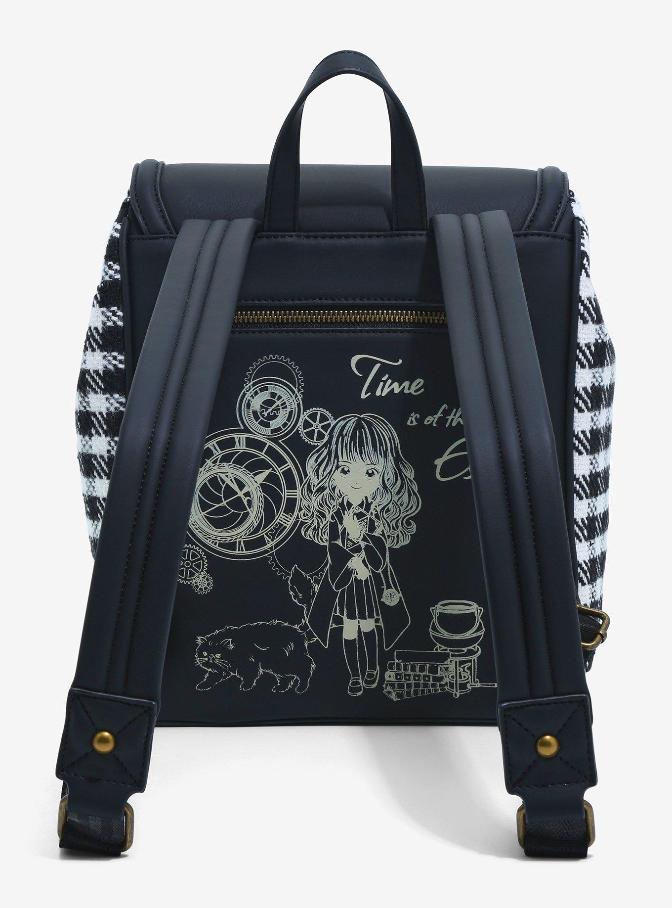 Harry Potter Time Turner Houndstooth Mini Backpack - BoxLunch Exclusive, , alternate