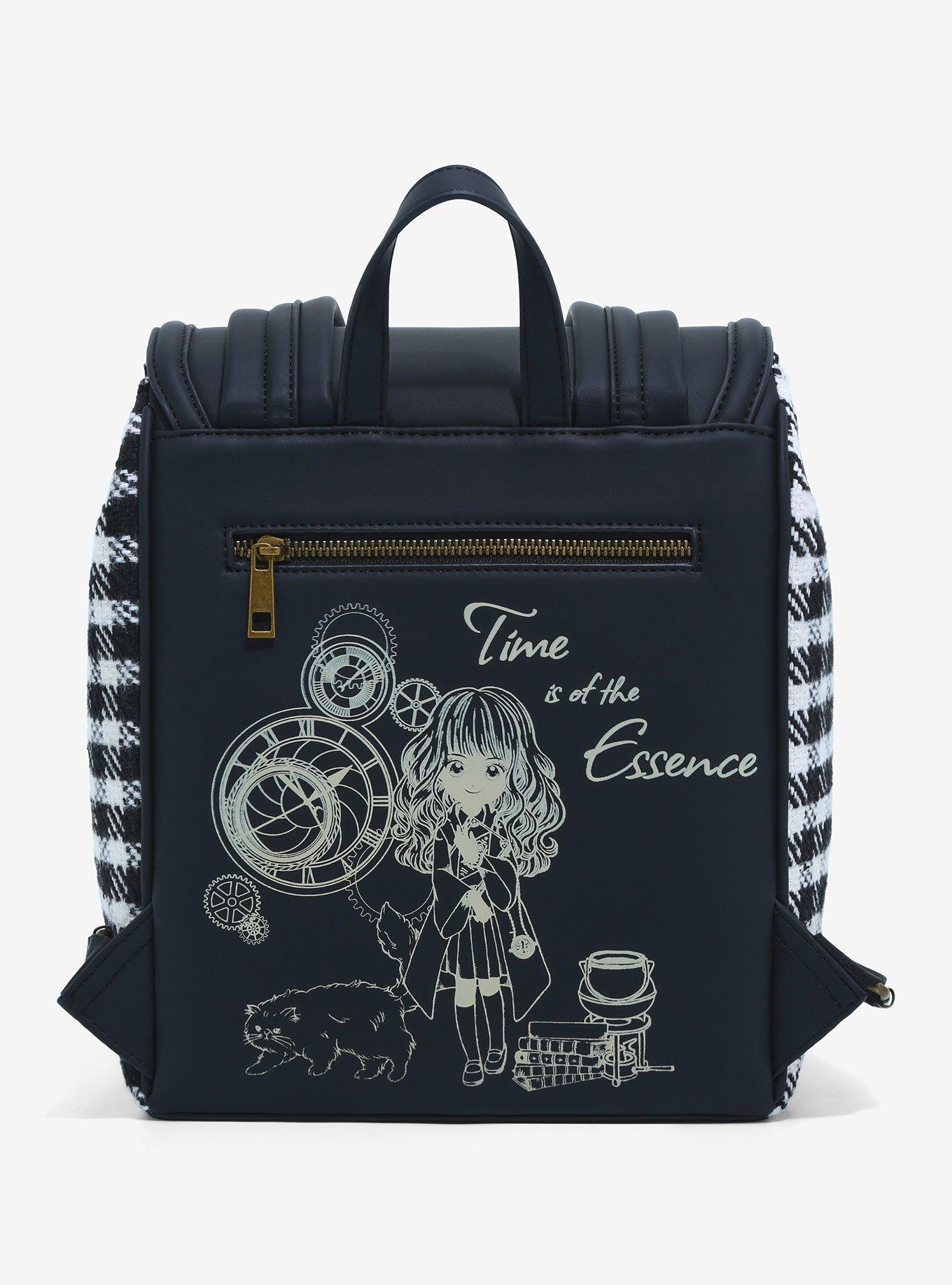 Harry Potter Time Turner Houndstooth Mini Backpack - BoxLunch Exclusive, , alternate