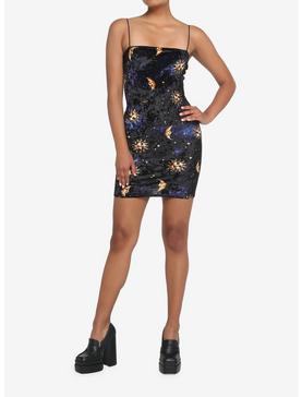 Celestial Velvet Mini Dress, , hi-res