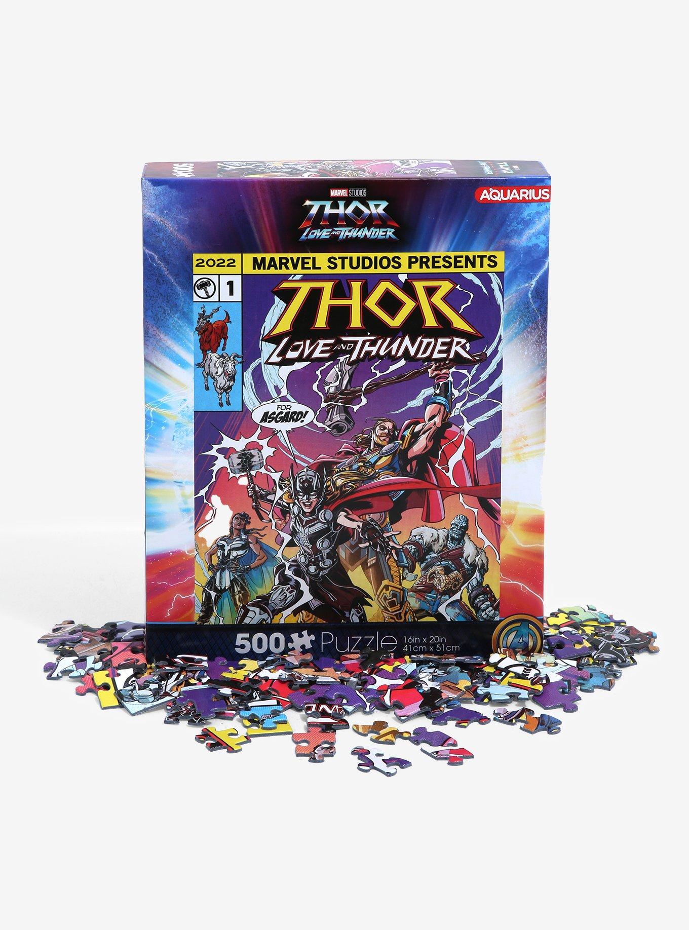 Marvel Thor: Love and Thunder Comic Book-Style 500-Piece Puzzle, , hi-res