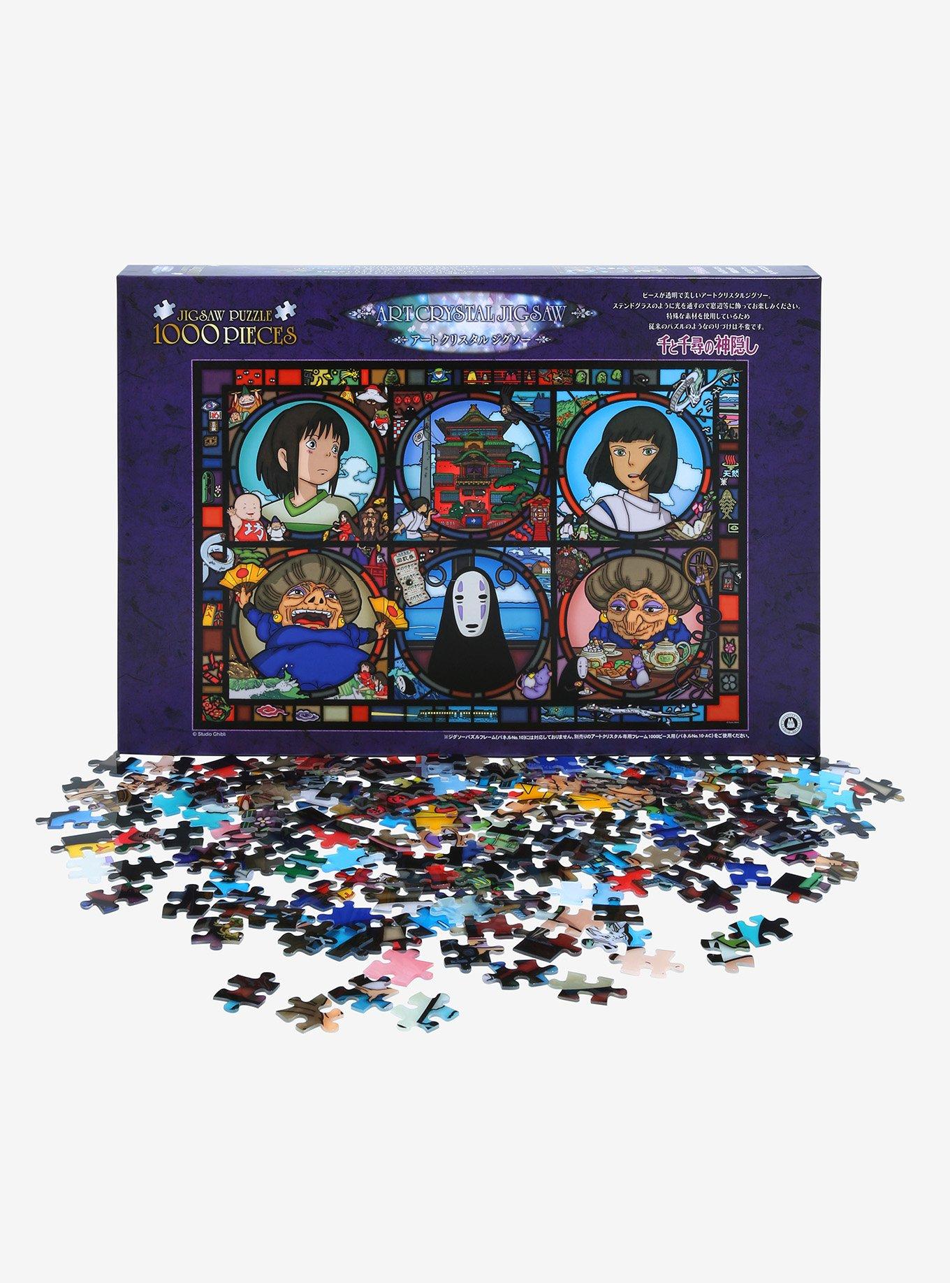 Studio Ghibli Spirited Away Stained Glass Portraits 1000-Piece Puzzle , , alternate