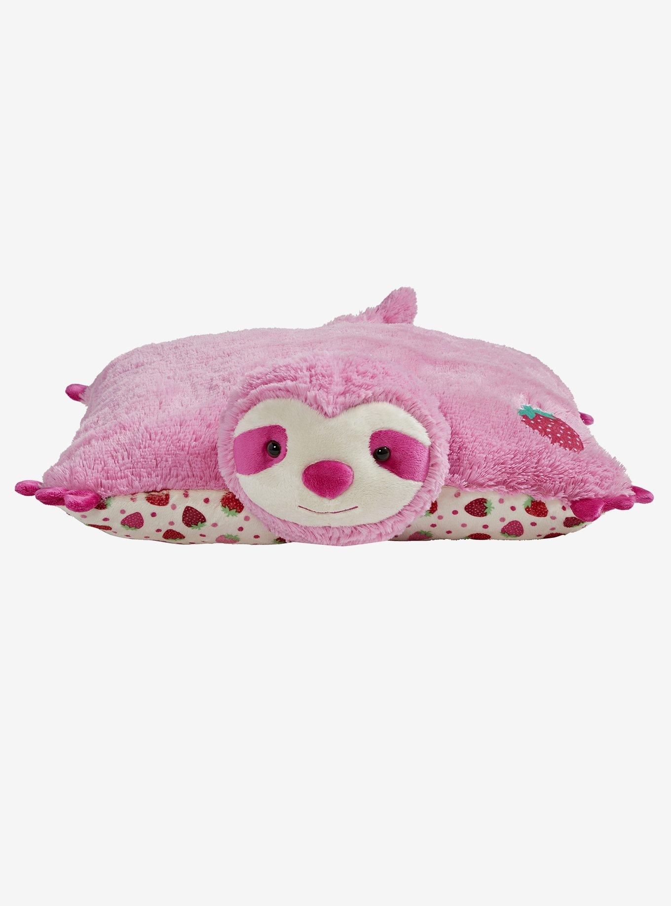 Sweet Scented Strawberry Sloth Pillow Pets Plush Toy, , alternate
