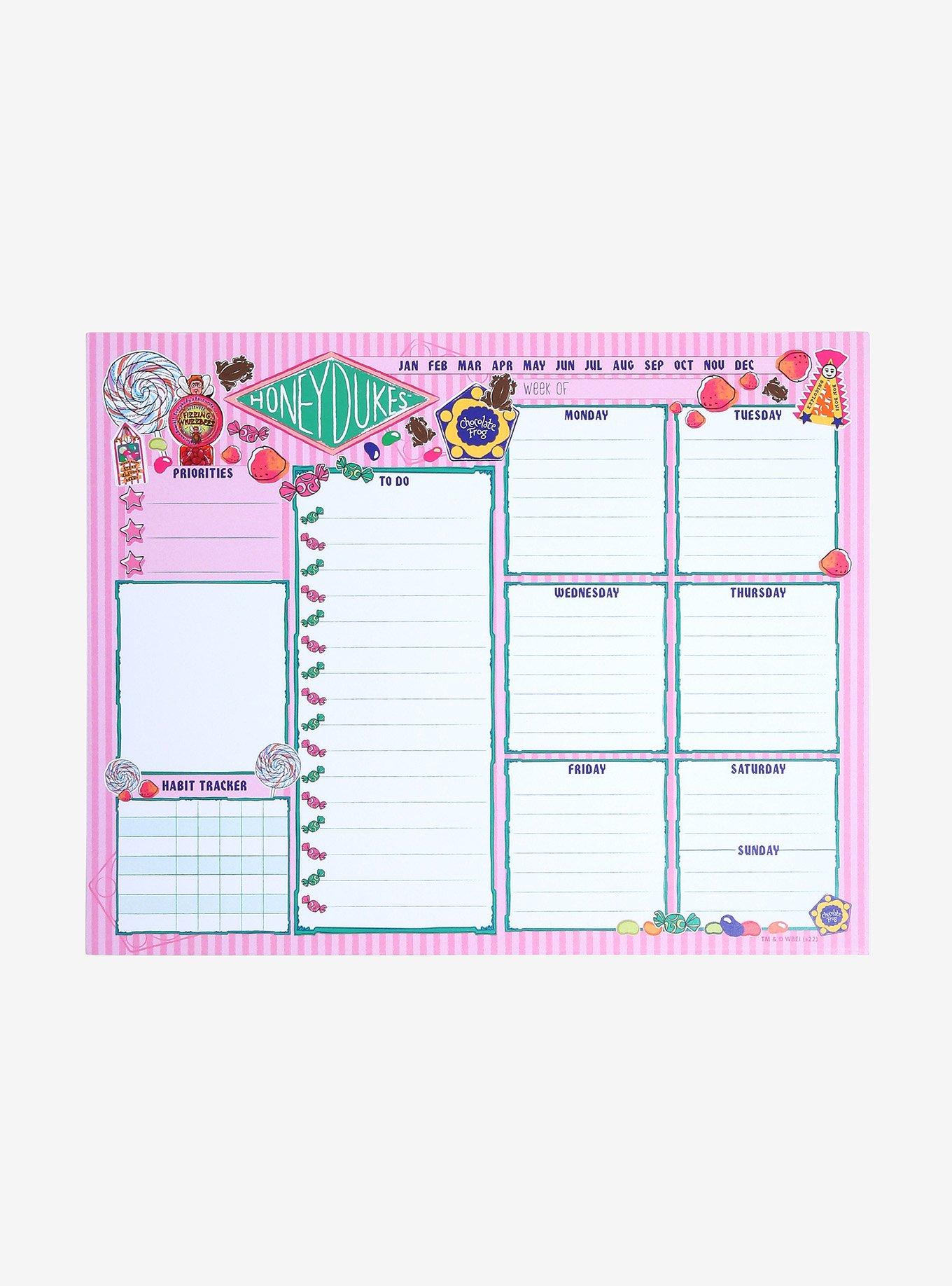 Harry Potter Honeydukes Desk Planner, , alternate