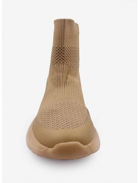 Plus Size Lyla Sock Bootie on Futuristic Sole Beige, , hi-res