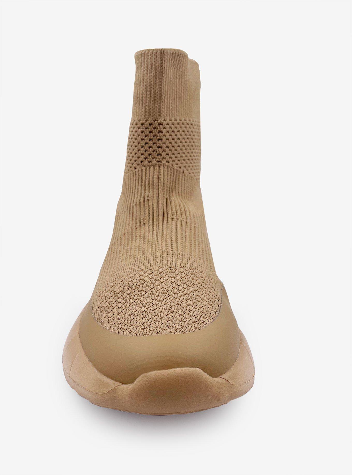 Lyla Sock Bootie on Futuristic Sole Beige, IVORY, alternate