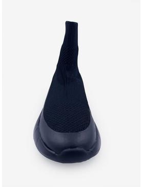 Plus Size Lyla Sock Bootie on Futuristic Sole Black, , hi-res