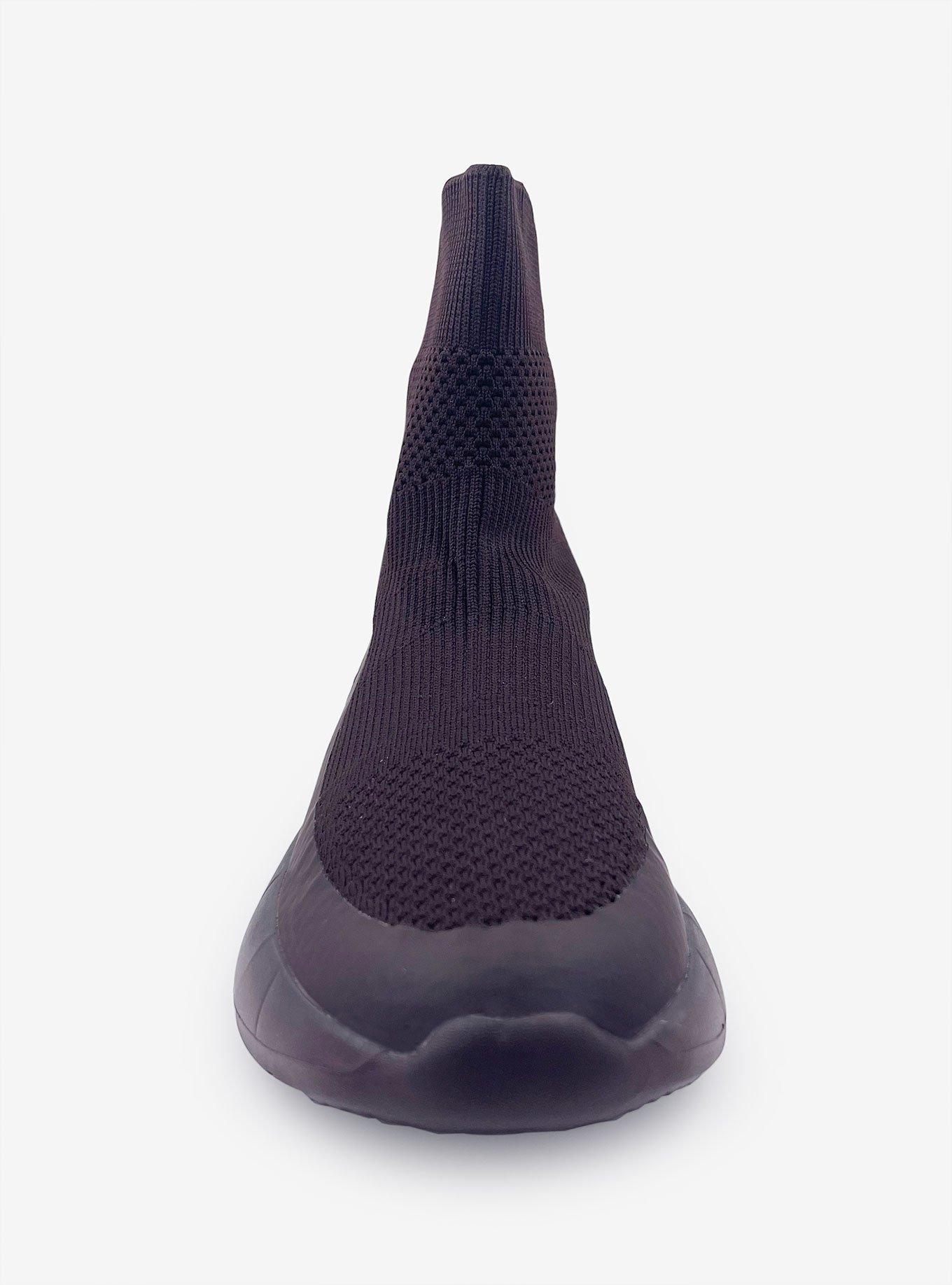 Lyla Sock Bootie on Futuristic Sole Brown, BLACK, alternate