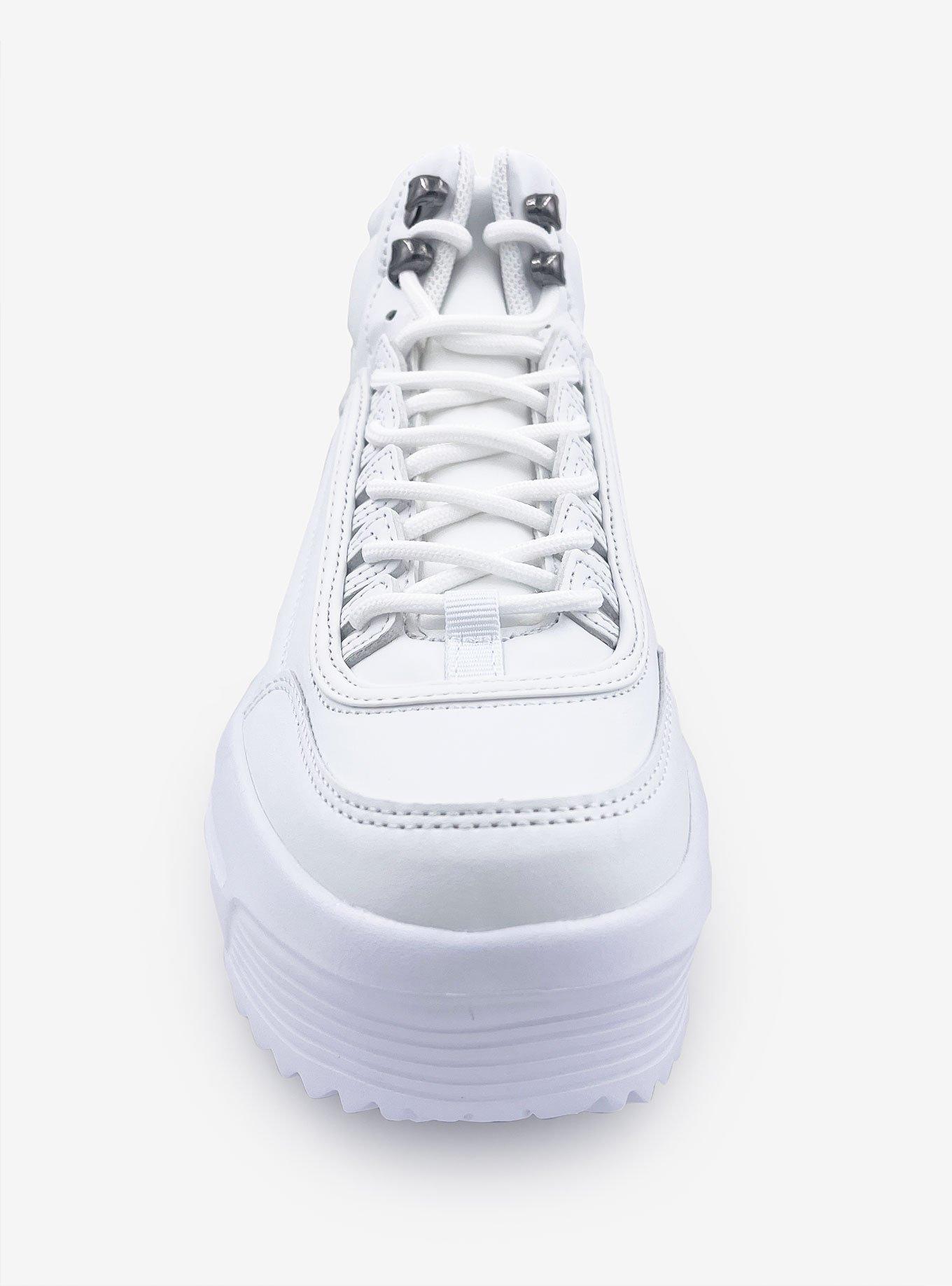 Macy High Platform Sneaker White, , hi-res