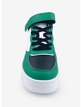 Rylee High Top Sneaker with Velcro Strap Green, , hi-res