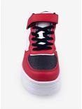 Rylee High Top Sneaker with Velcro Strap Red, RED, alternate