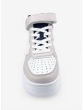 Rylee High Top Sneaker with Velcro Strap White, IVORY, alternate