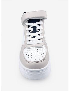 Rylee High Top Sneaker with Velcro Strap White, , hi-res