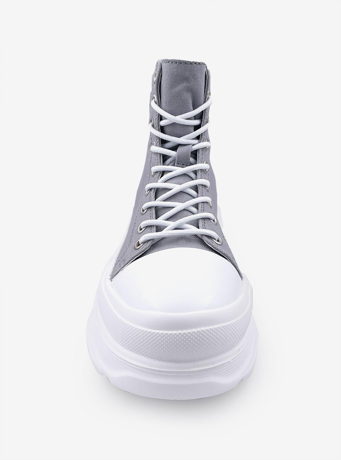 Belle High Top Platform Sneaker Grey, , hi-res