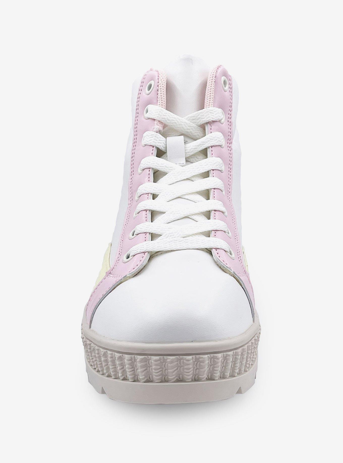 Demi Mid Top Lace Up Platform Sneakers Multi, MULTI, alternate