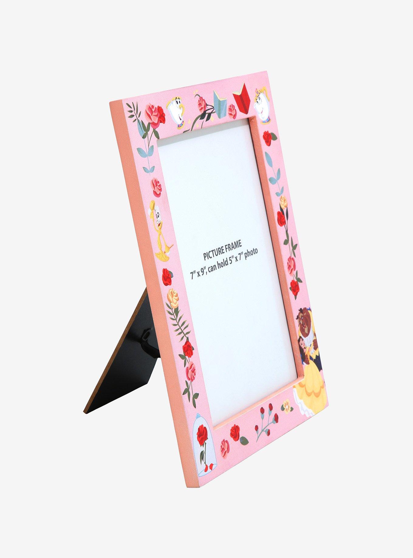 Disney Beauty and the Beast Floral Photo Frame, , alternate