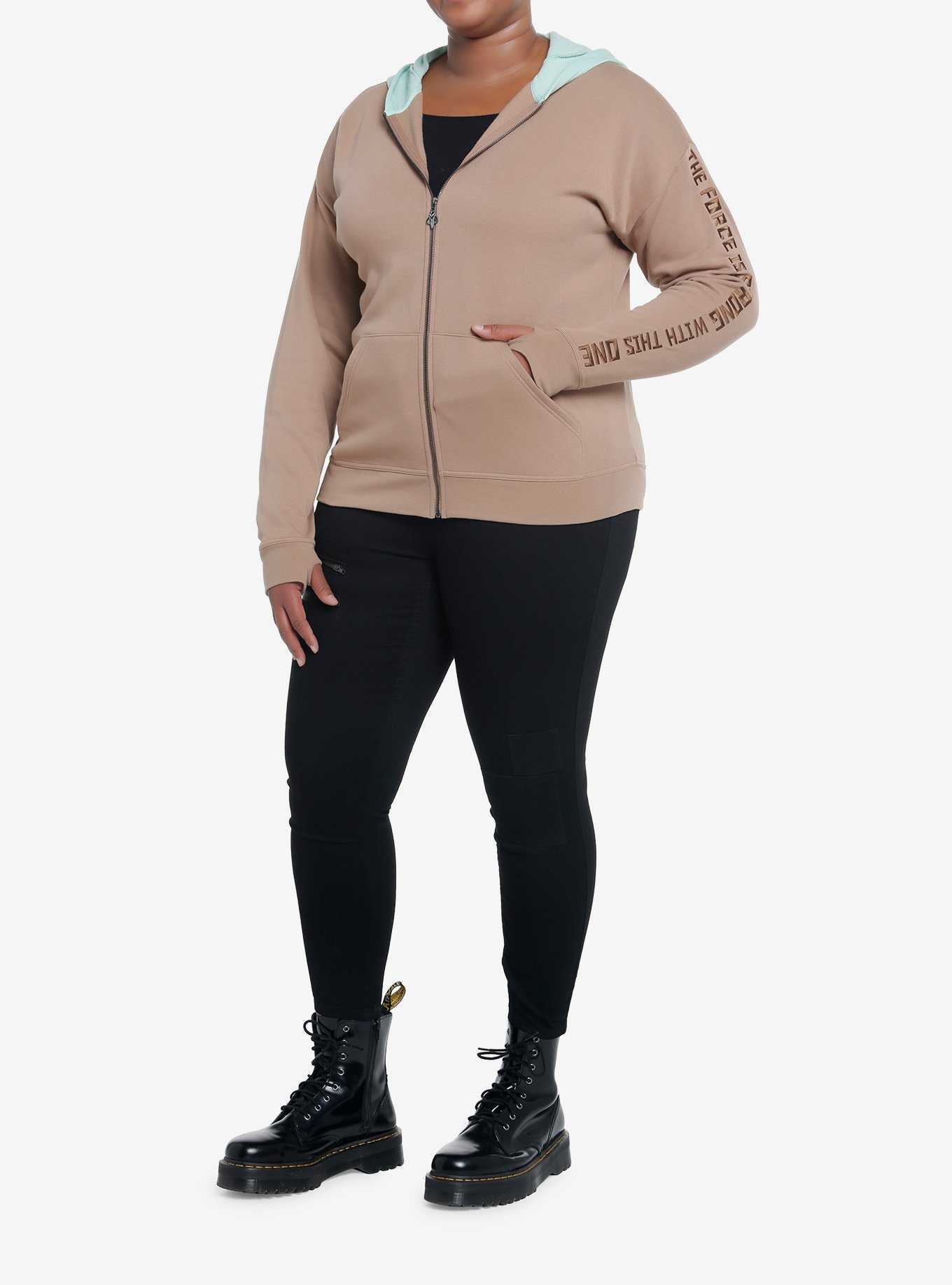 Her Universe Star Wars The Mandalorian Grogu Girls Hoodie Plus Size, , hi-res