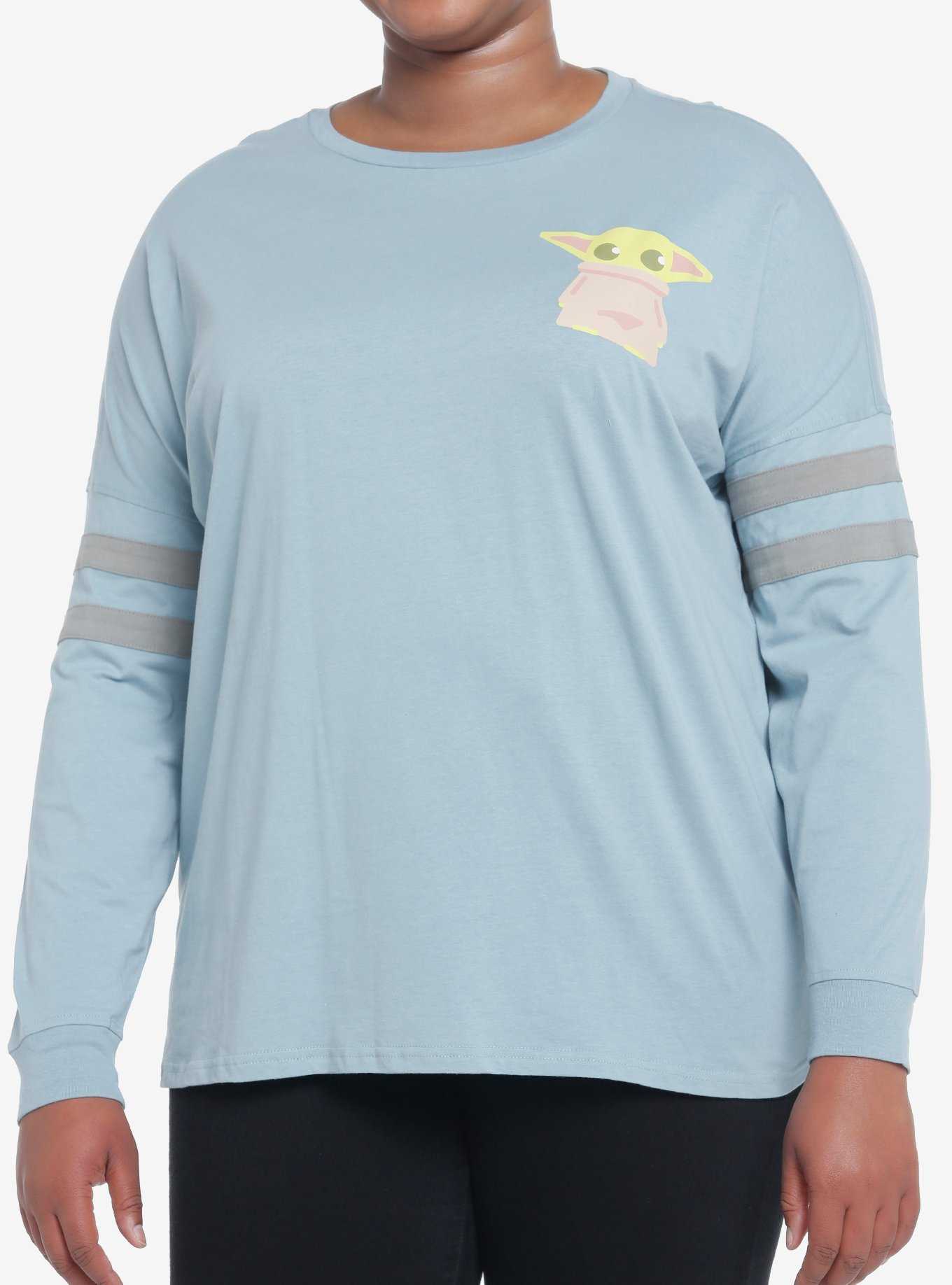 Her Universe Star Wars The Mandalorian Din Djarin Girls Athletic Jersey Plus Size, , hi-res