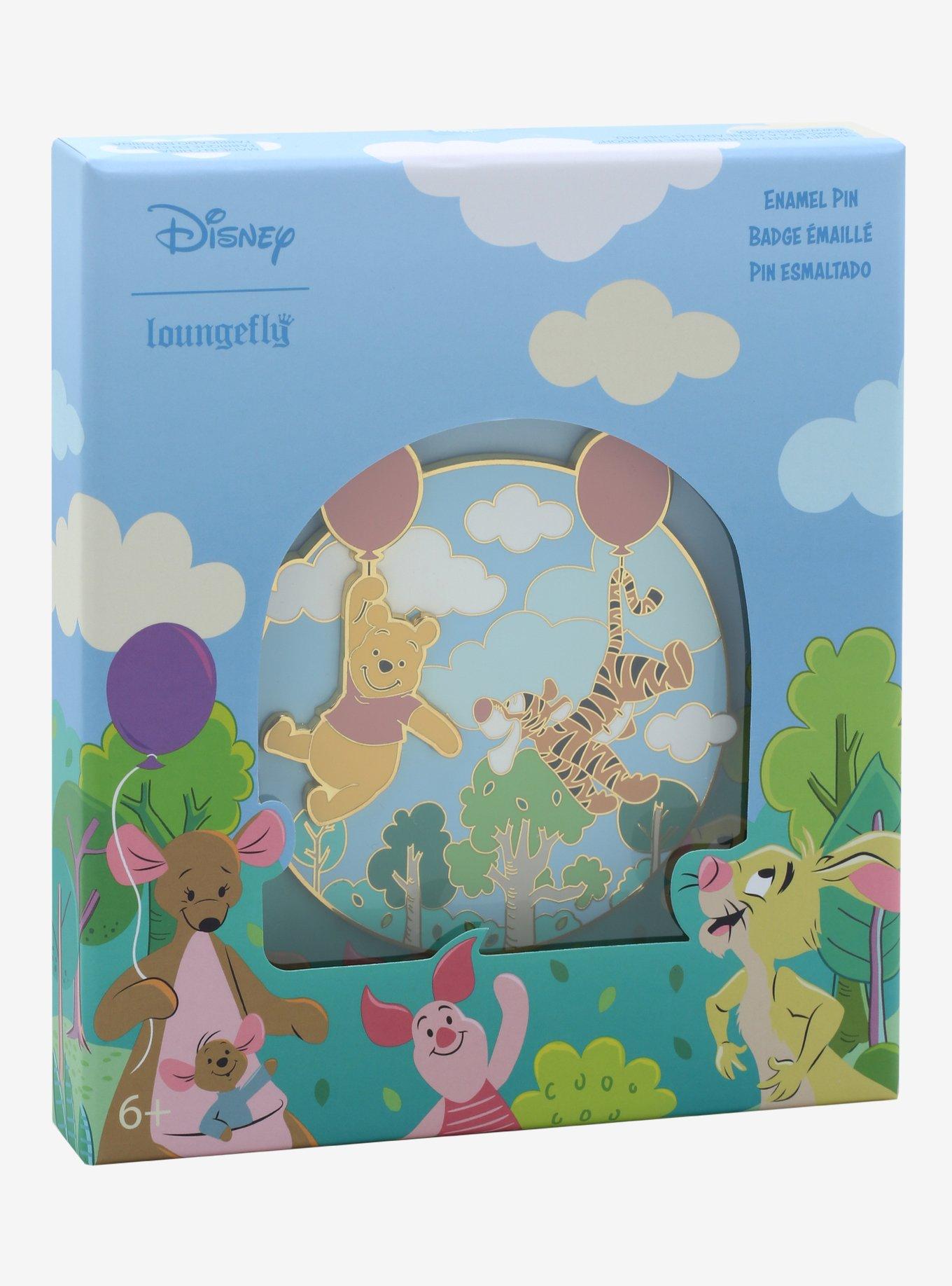 Loungefly Disney Winnie the Pooh Tigger & Pooh Bear Balloon Limited Edition Enamel Pin - BoxLunch Exclusive , , alternate