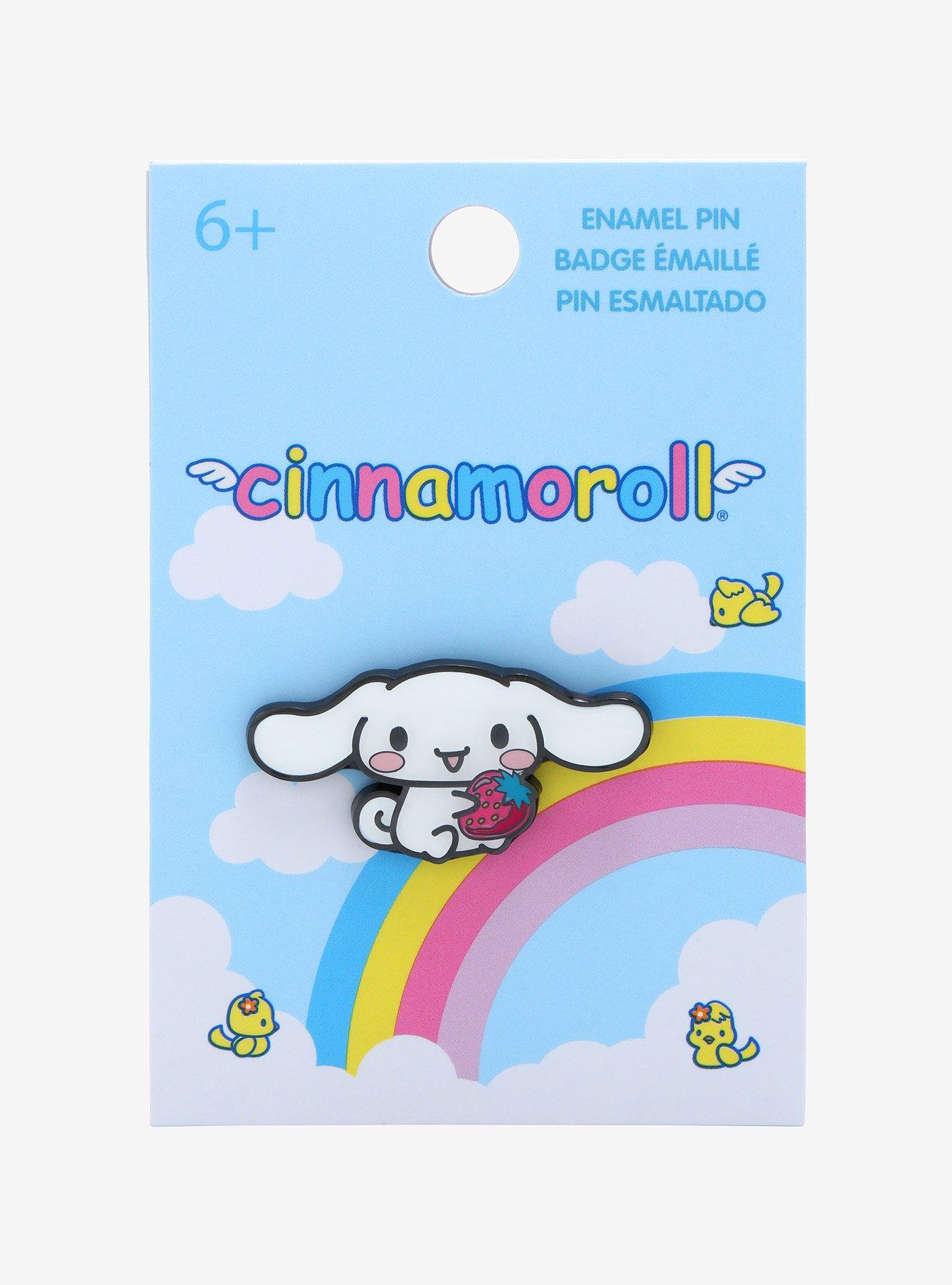 Sanrio Cinnamoroll Strawberry Enamel Pin - BoxLunch Exclusive, , alternate