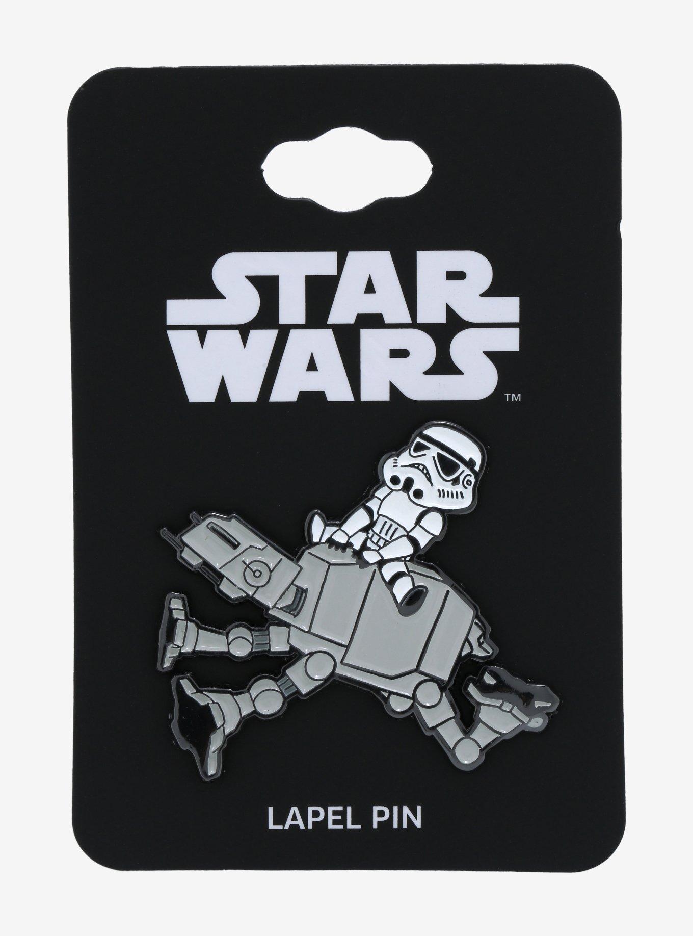 Star Wars Stormtrooper & AT-AT Enamel Pin - BoxLunch Exclusive , , alternate