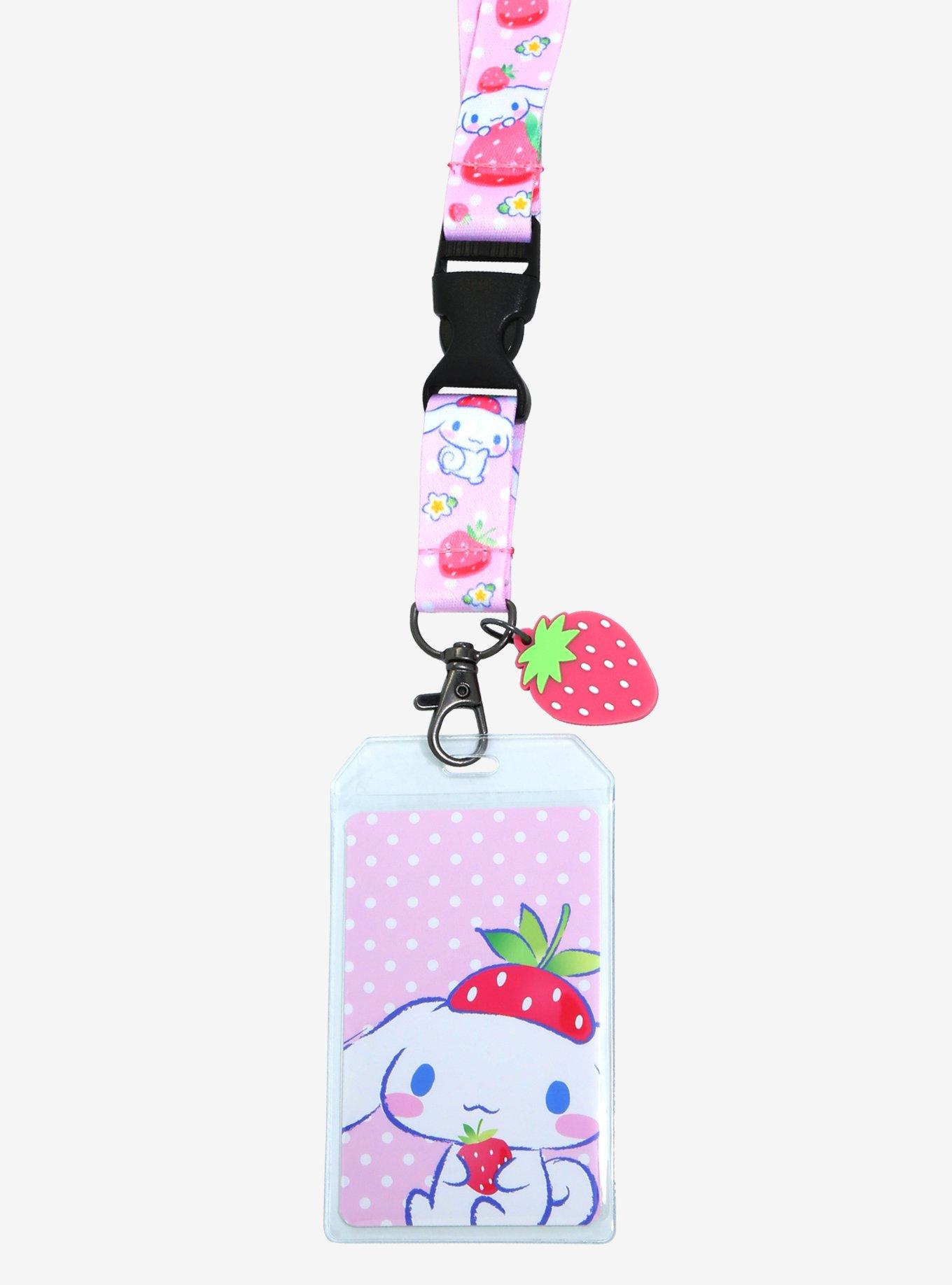 Loungefly Sanrio Cinnamoroll & Strawberries Lanyard - BoxLunch Exclusive , , alternate