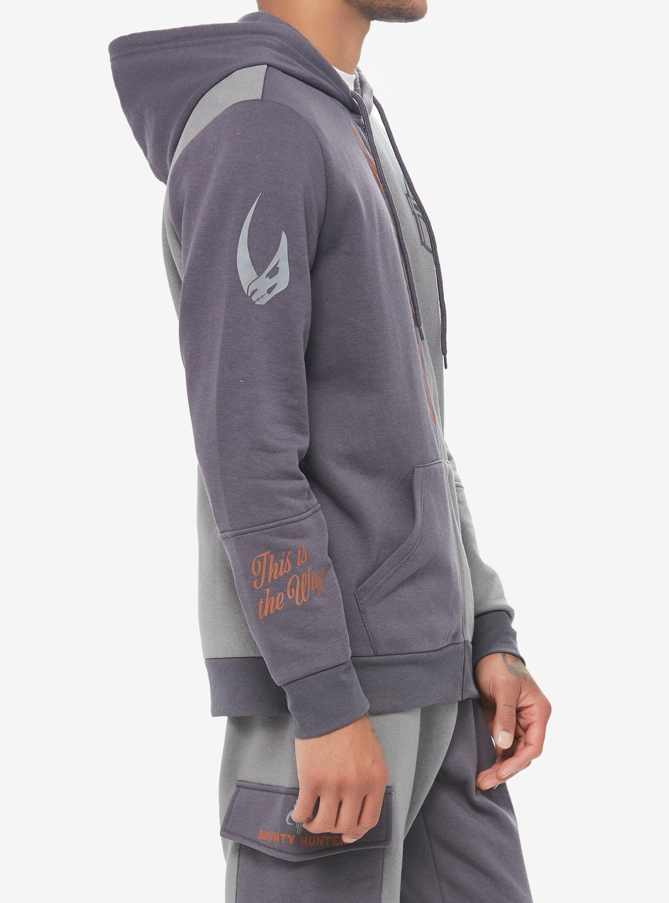 Our Universe Star Wars The Mandalorian Icons Split Hoodie, DARK GREY, alternate