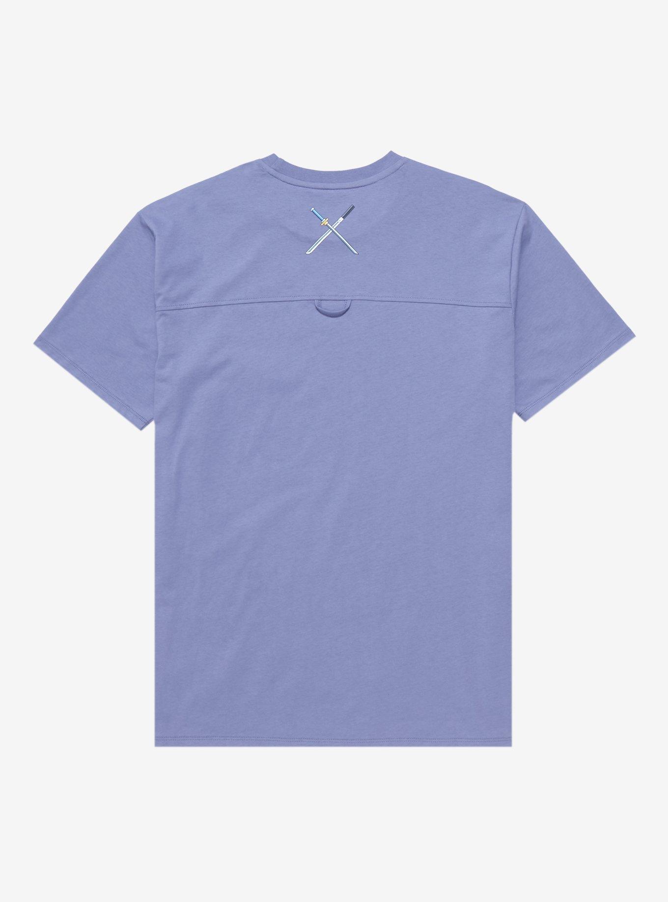 Teenage Mutant Ninja Turtles x Naruto Leonardo as Sasuke T-Shirt - BoxLunch Exclusive, SLATE, alternate