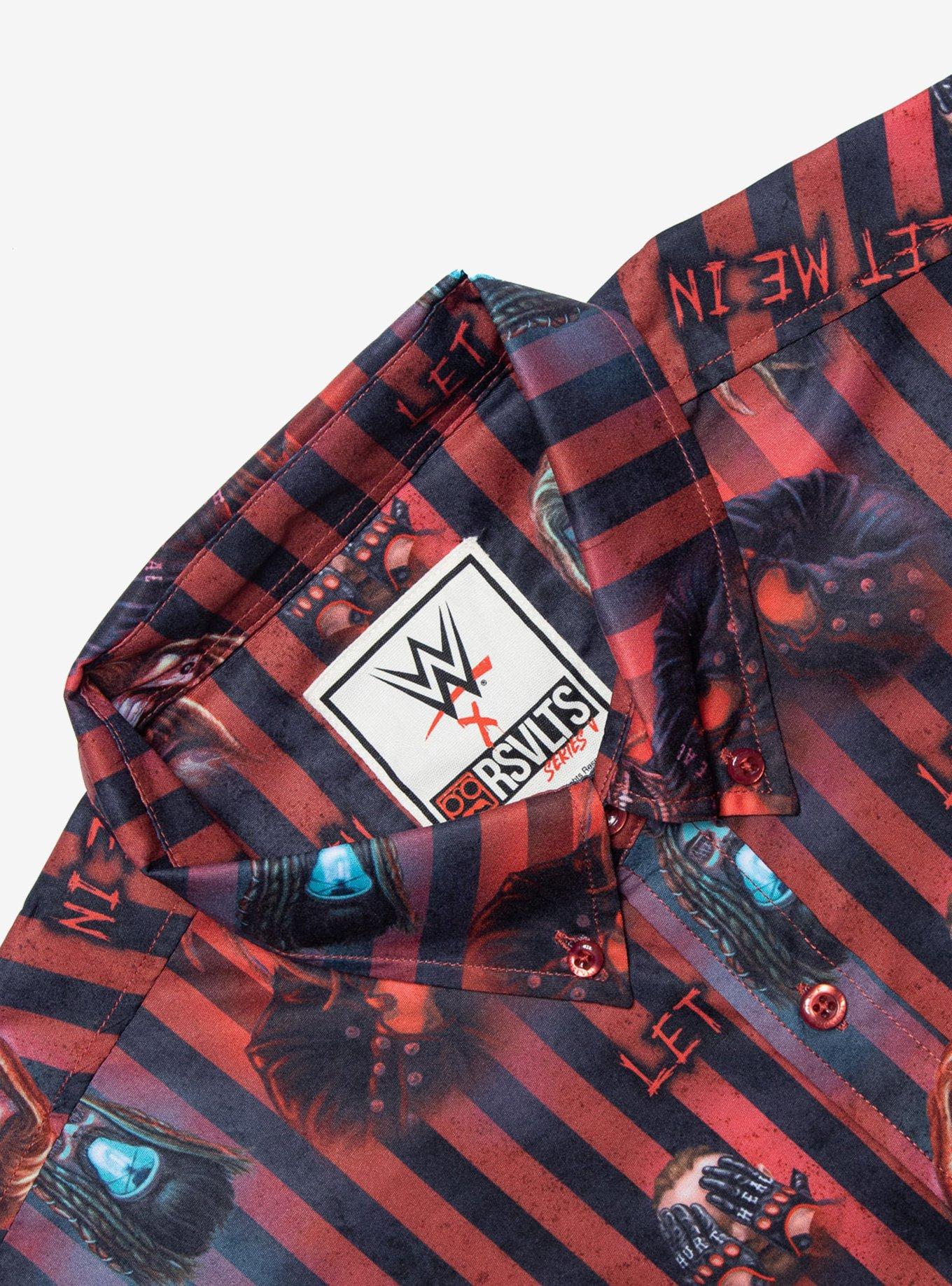 RSVLTS WWE Bray Wyatt the Fiend KUNUFLEX Short Sleeve Shirt, RED, alternate