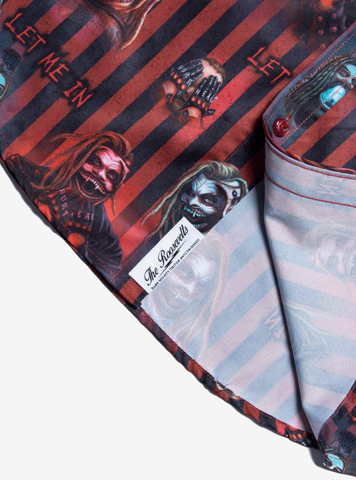 RSVLTS WWE Bray Wyatt the Fiend KUNUFLEX Short Sleeve Shirt, RED, alternate