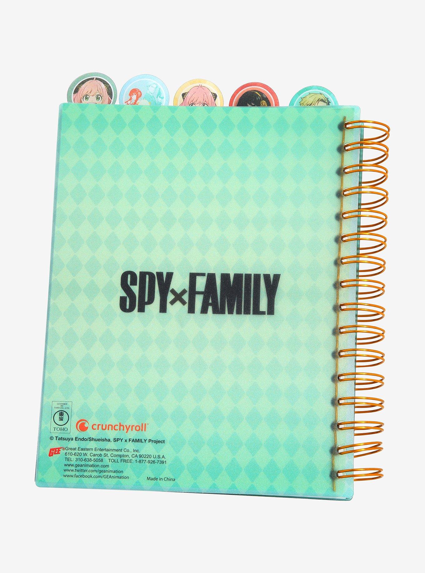 Spy X Family Argyle Tab Journal, , alternate