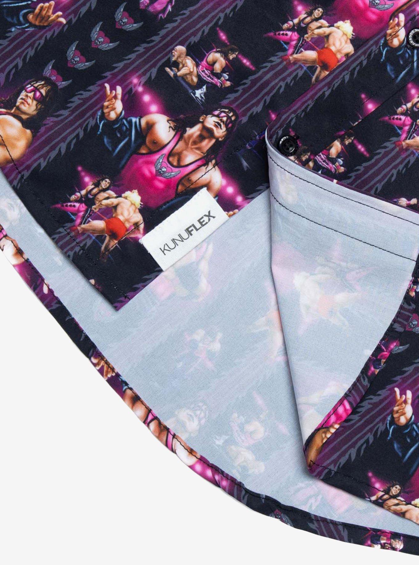 RSVLTS Bret Hart the Hit Man KUNUFLEX Short Sleeve Shirt, BLACK, alternate