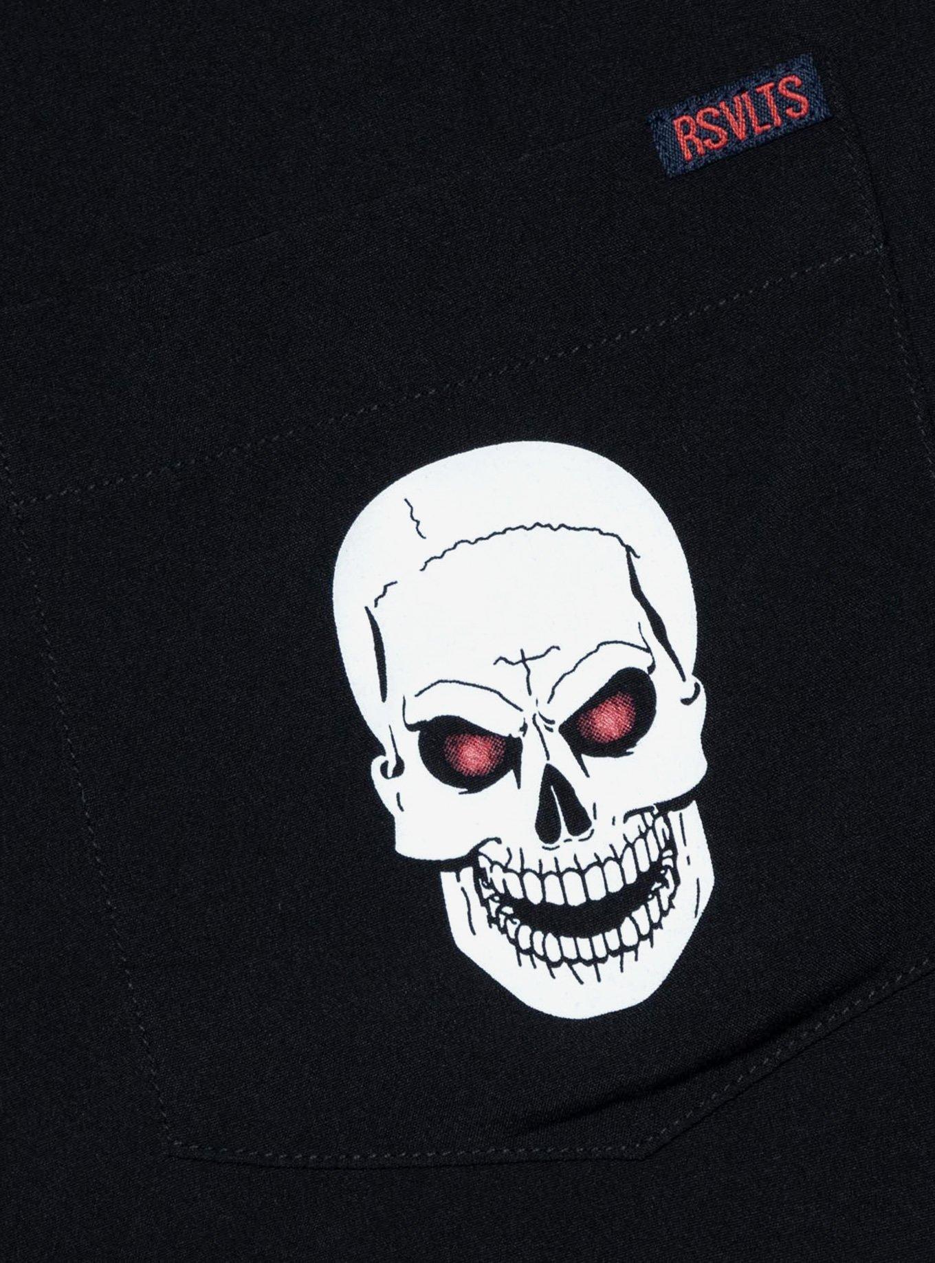 RSVLTS Stone Cold 3:16 KUNUFLEX Sleeveless Button Up Shirt Black, BLACK, alternate