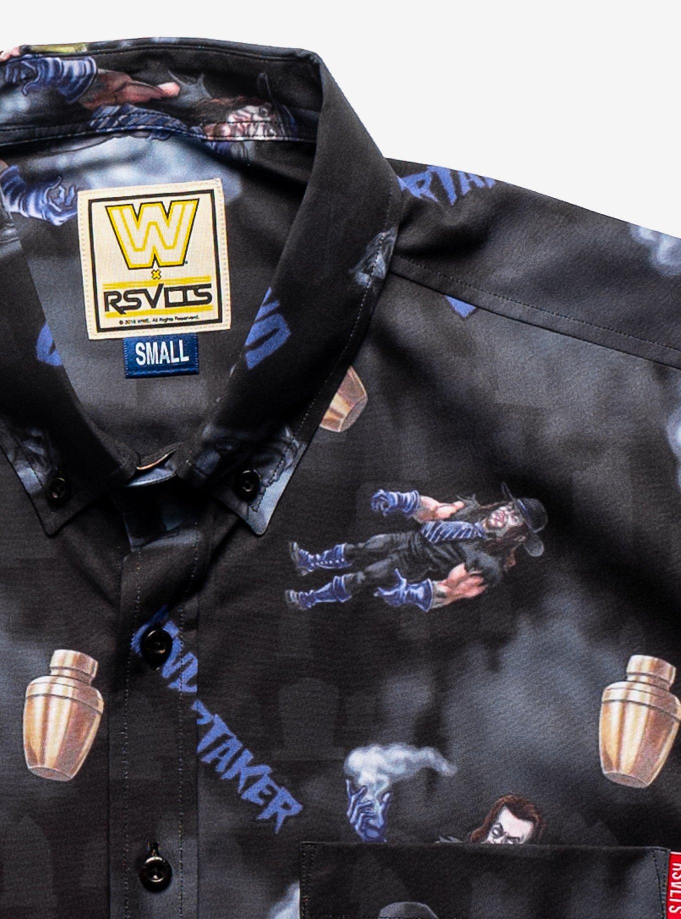 RSVLTS The Undertaker & Paul Bearer KUNUFLEX Short Sleeve Shirt, BLACK, alternate