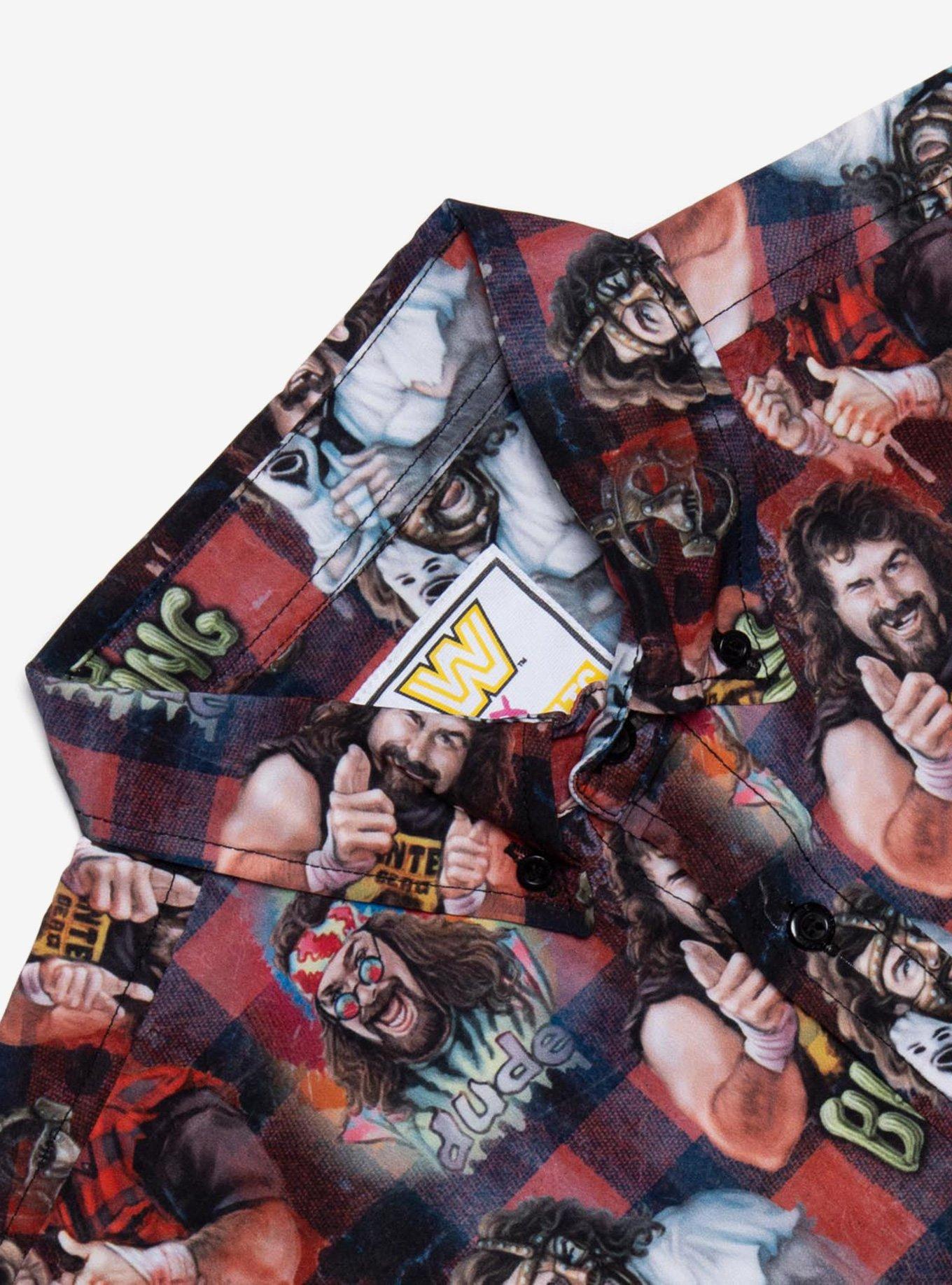 RSVLTS WWE Mick Foley KUNUFLEX Short Sleeve Shirt, MULTI, alternate