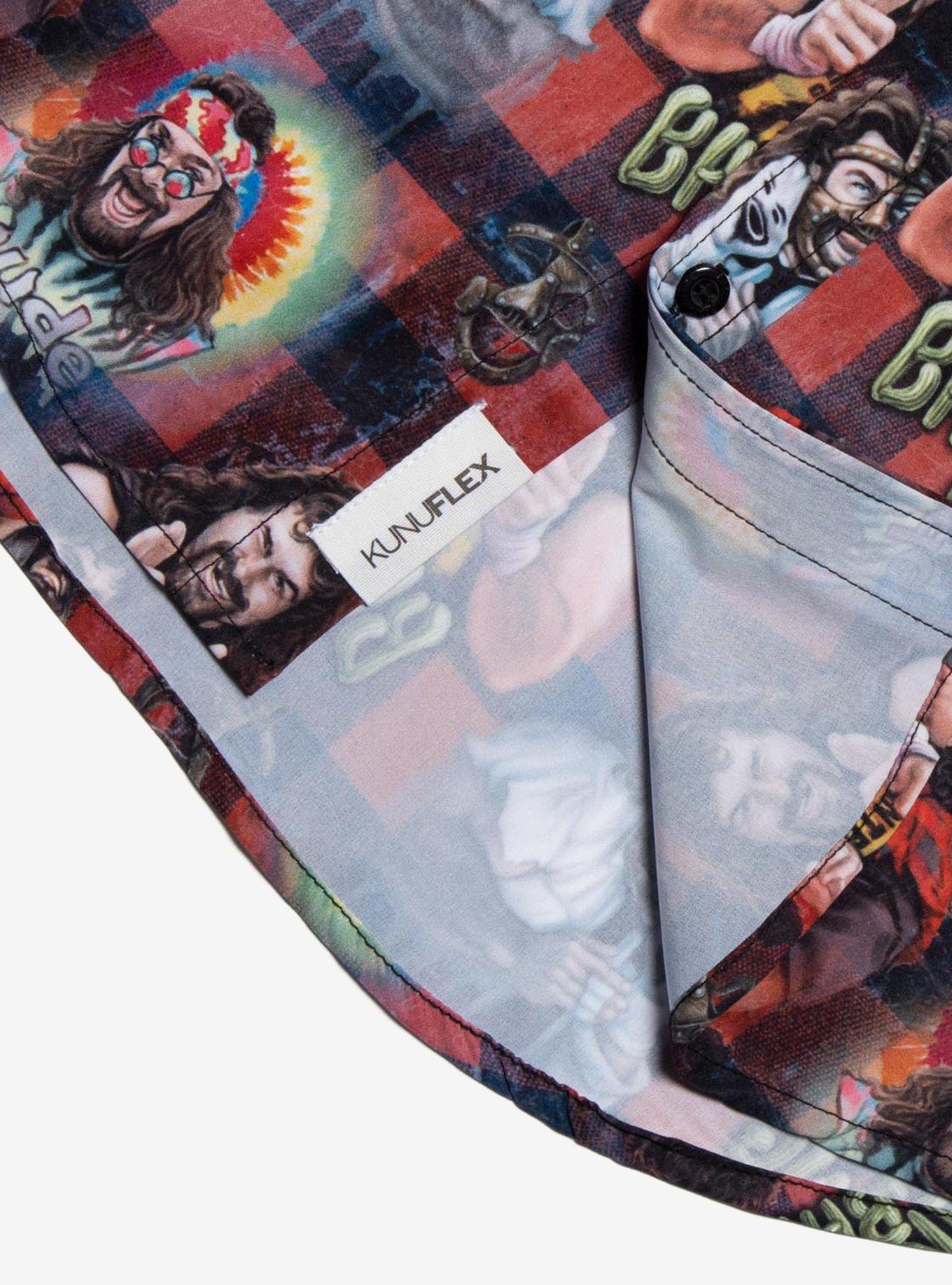 RSVLTS WWE Mick Foley KUNUFLEX Short Sleeve Shirt, MULTI, alternate