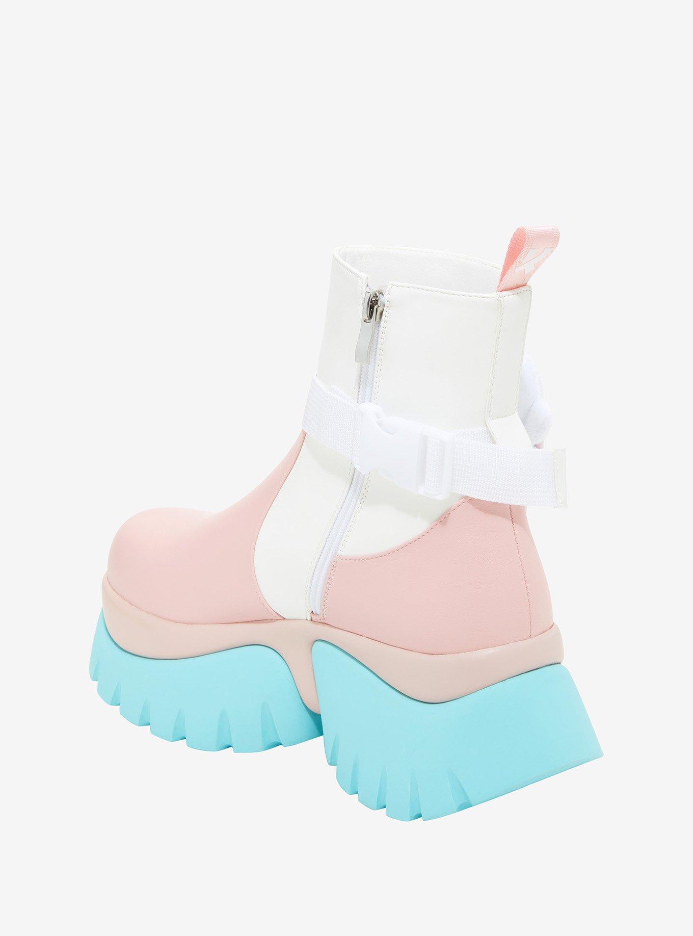 Koi X Melanie Martinez Teddy Bear Platform Boots, MULTI, alternate