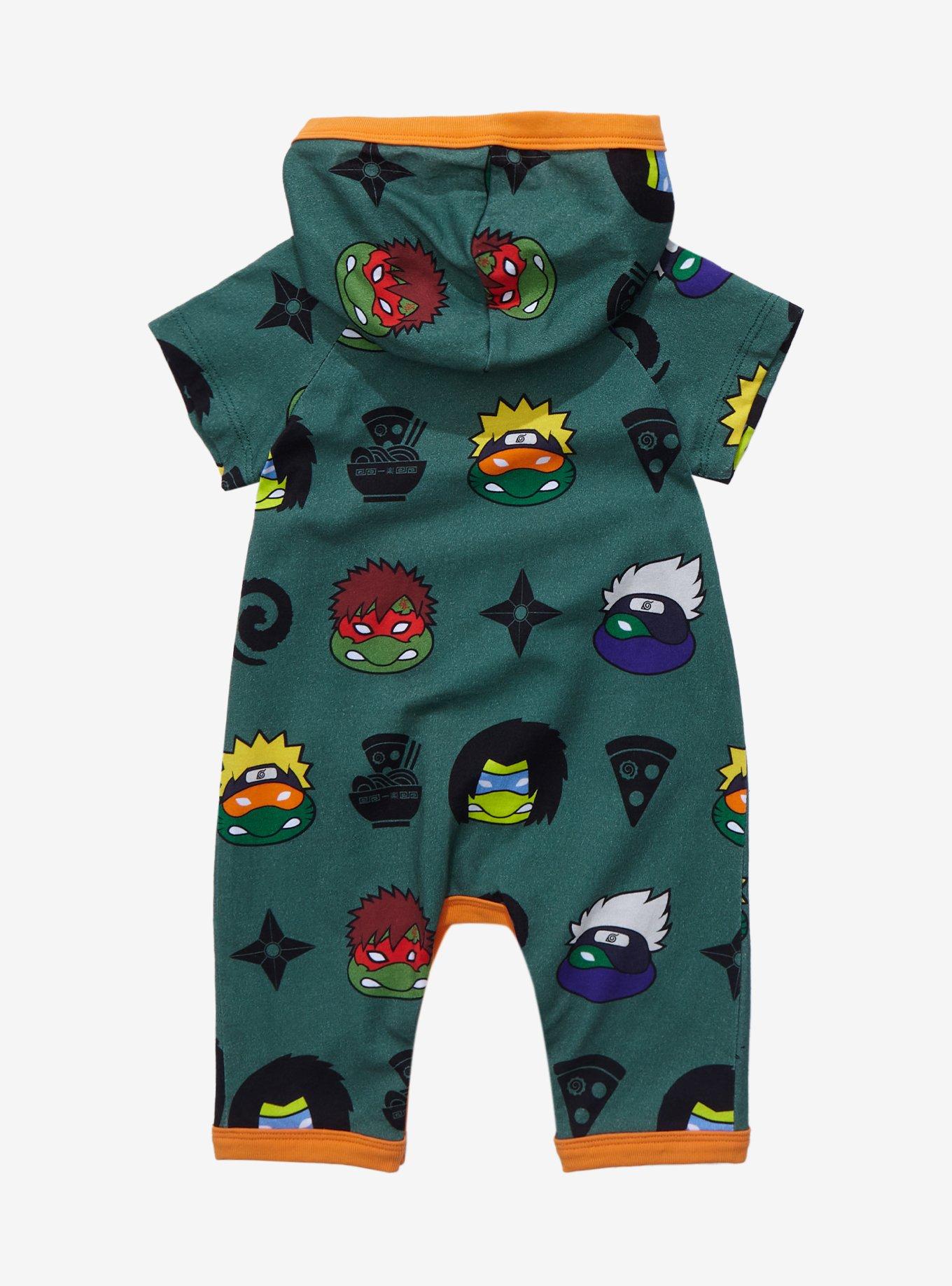 Teenage Mutant Ninja Turtles x Naruto Infant One-Piece - BoxLunch Exclusive, FOREST GREEN, alternate