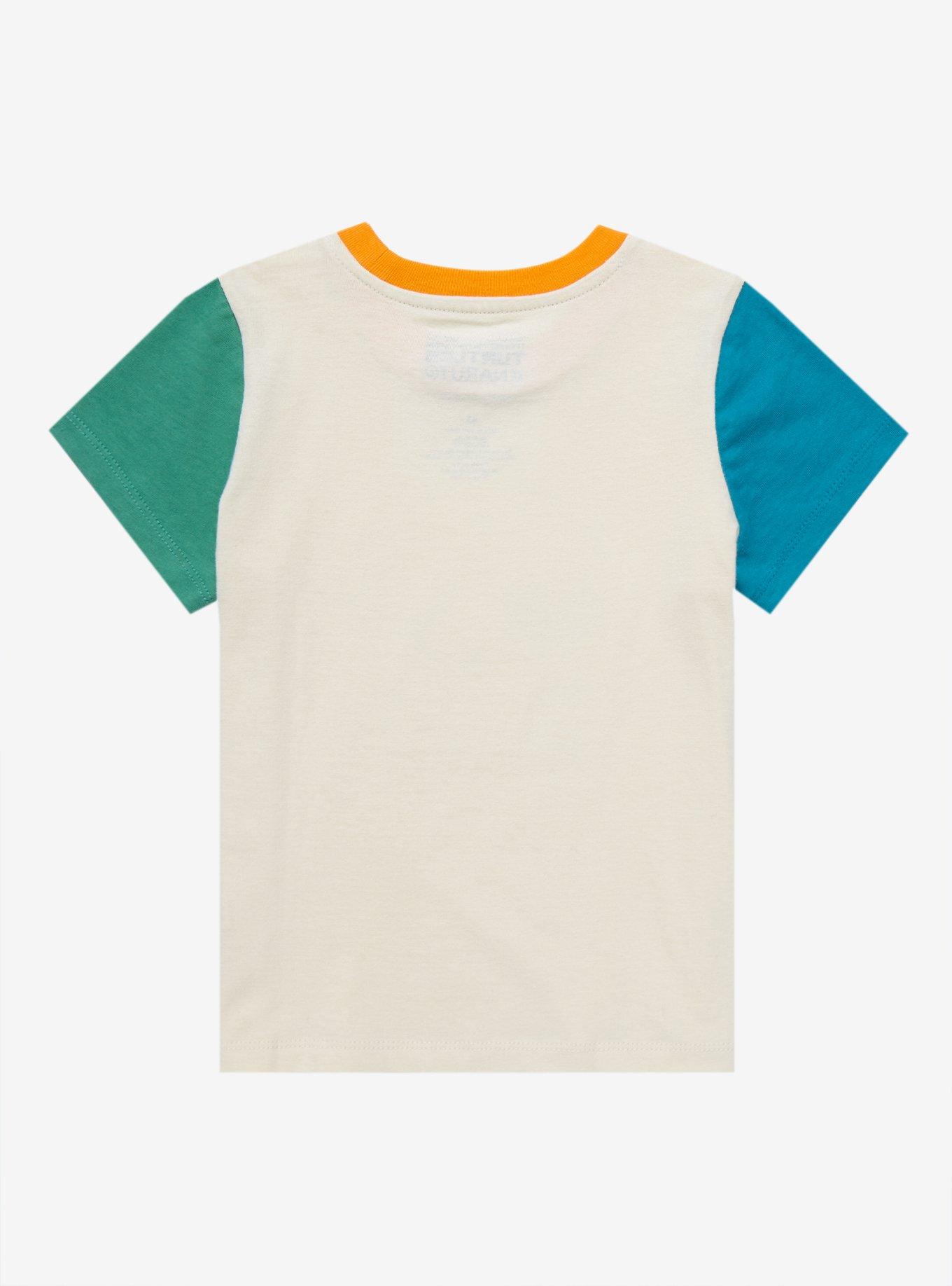 Teenage Mutant Ninja Turtles x Naruto Color Block Toddler T-Shirt - BoxLunch Exclusive, BEIGE, alternate