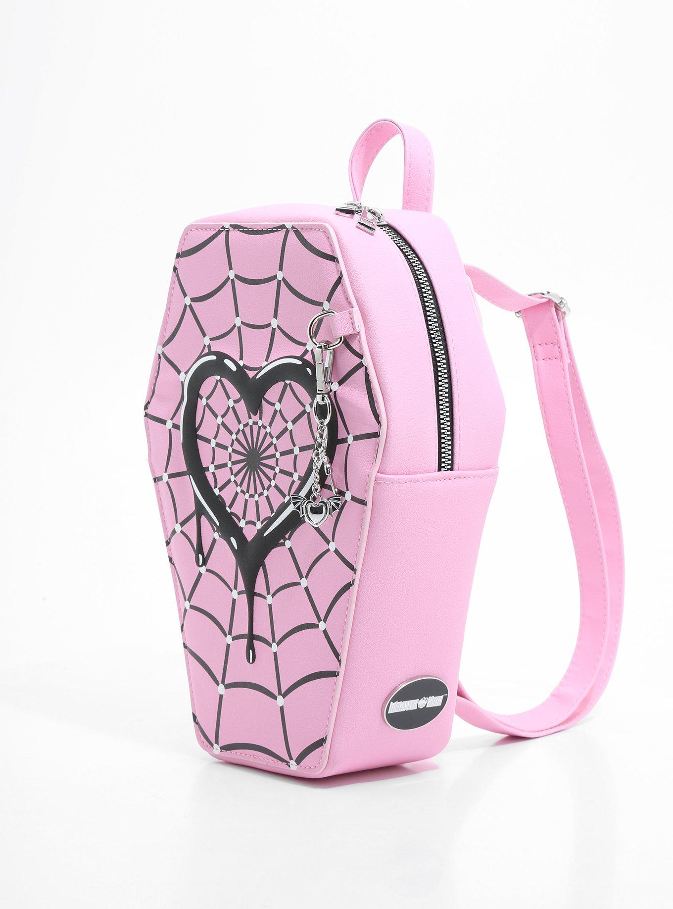Monster High Draculaura Pink Coffin Mini Backpack, , alternate