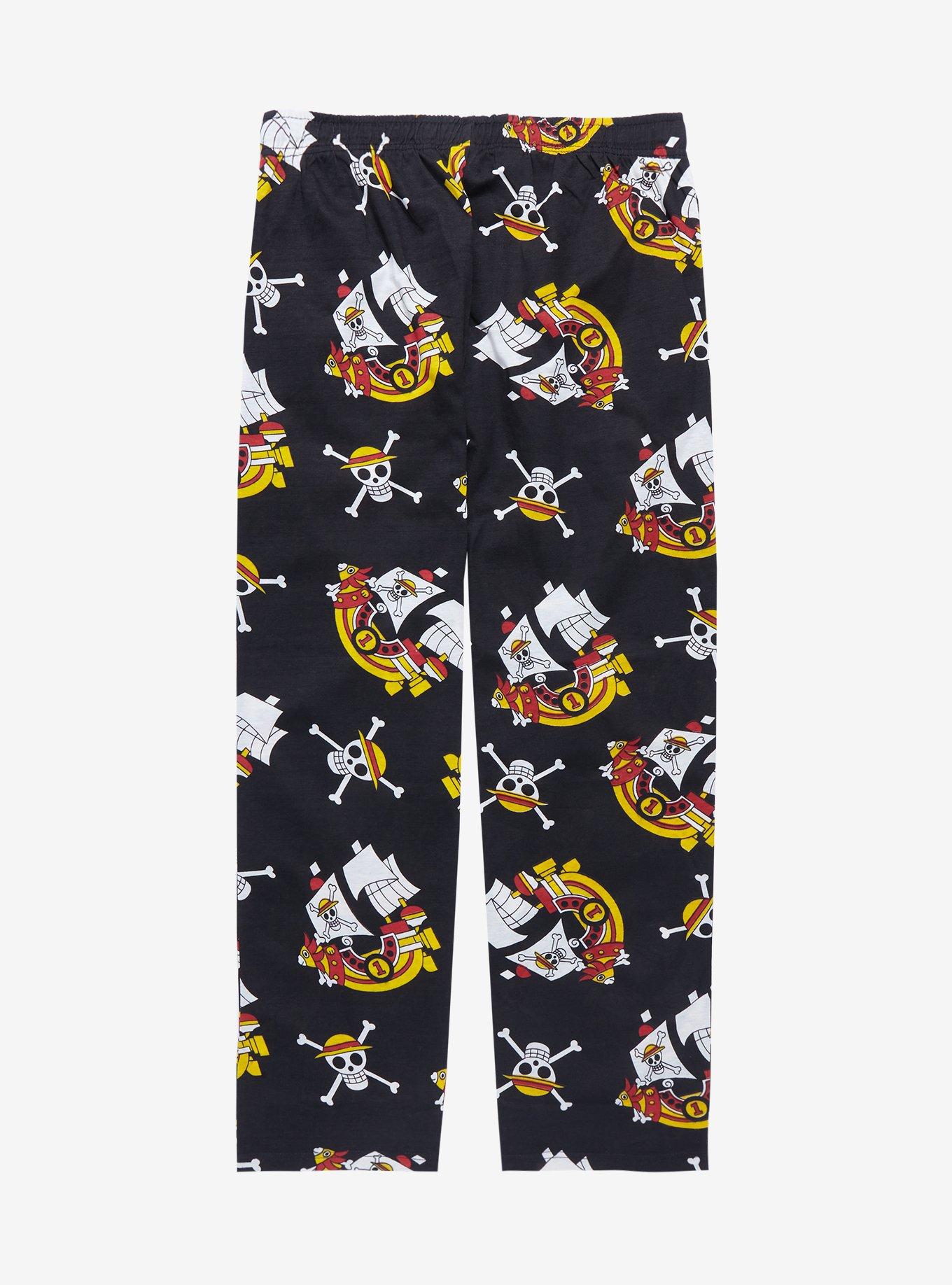 One Piece Thousand Sunny Allover Print Sleep Pants - BoxLunch Exclusive, , hi-res