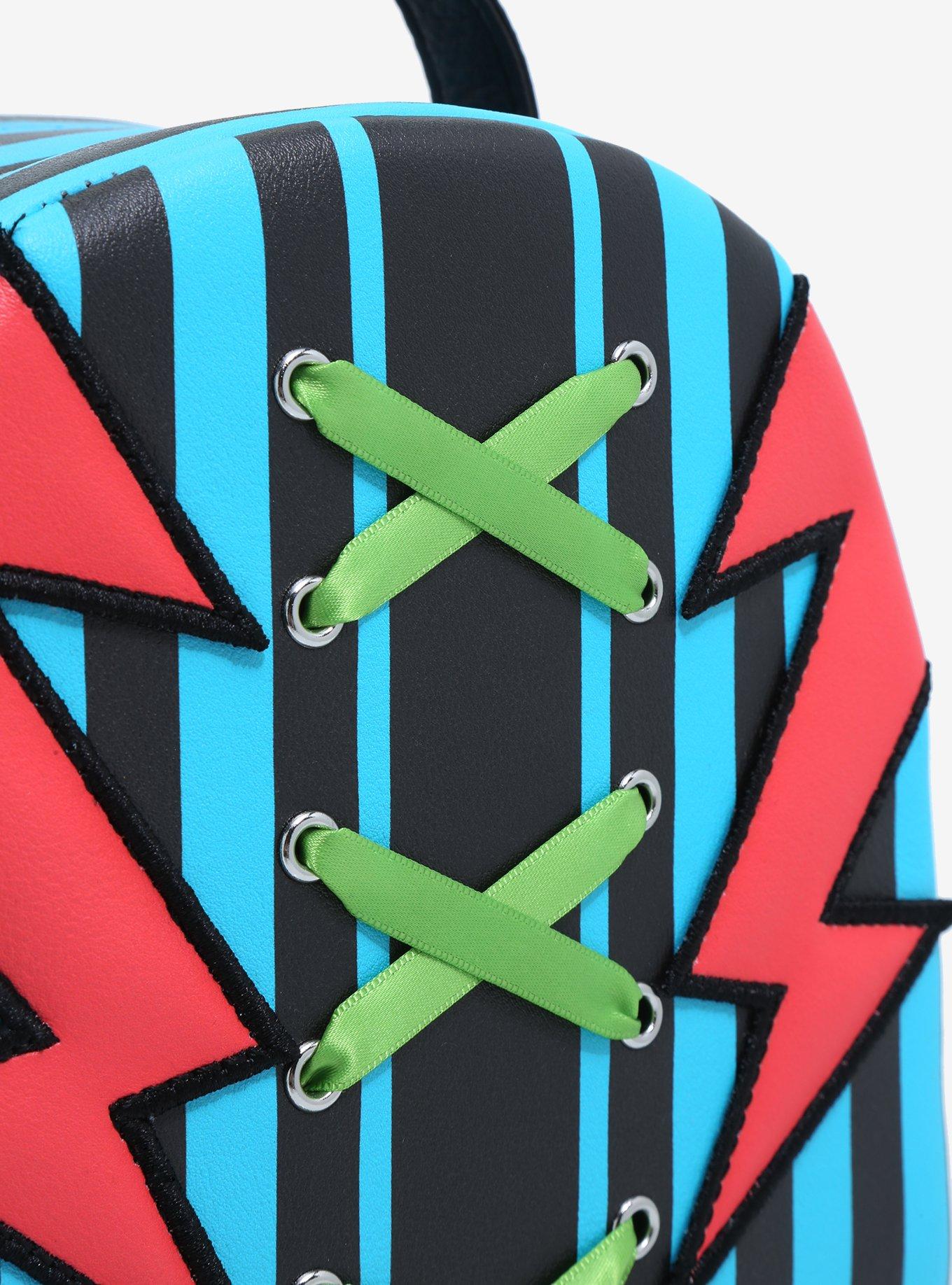 Monster High Frankie Stein Lightning Stripe Mini Backpack, , alternate