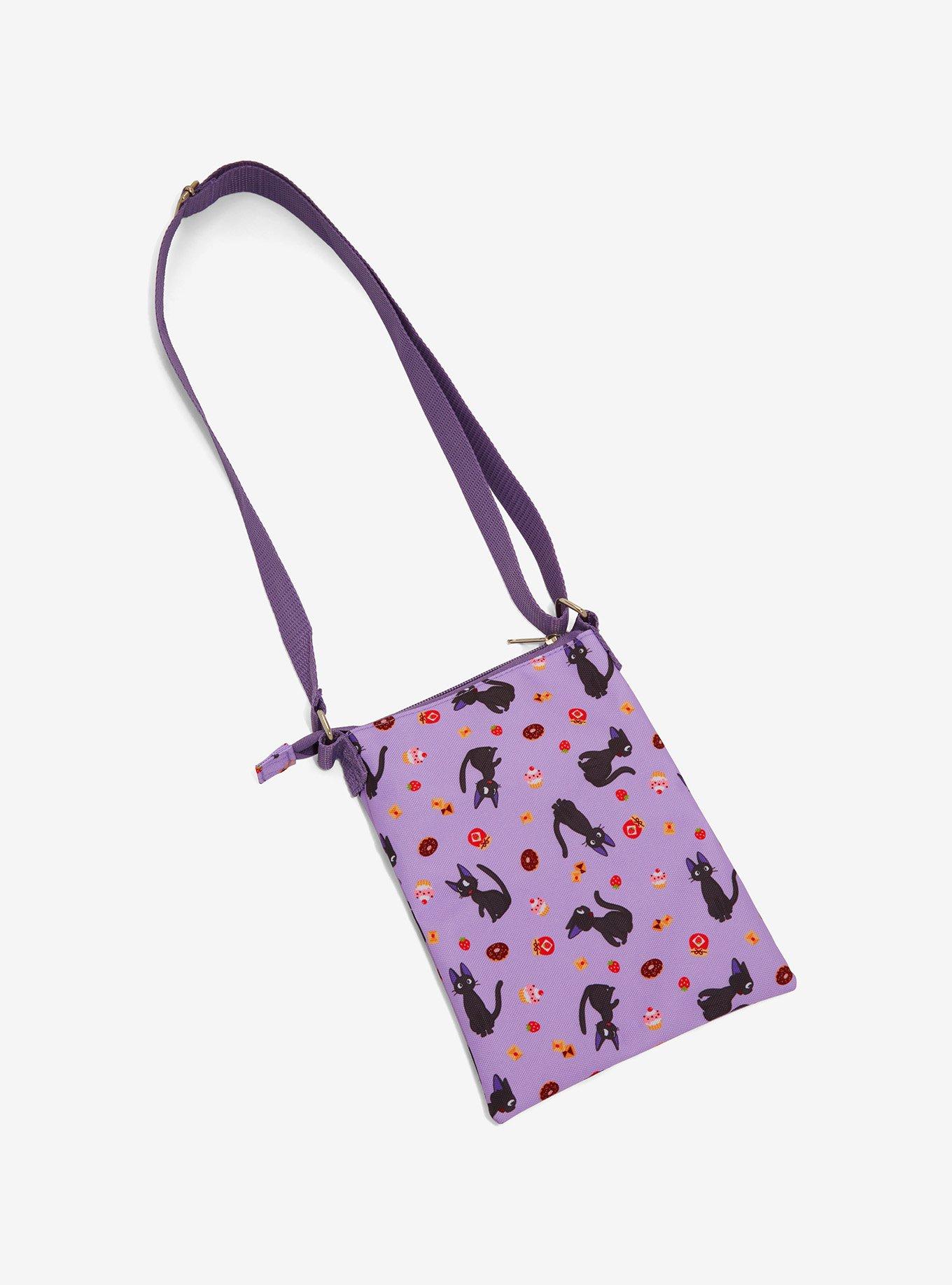 Studio Ghibli Kiki's Delivery Service Jiji Sweets Passport Crossbody Bag, , alternate