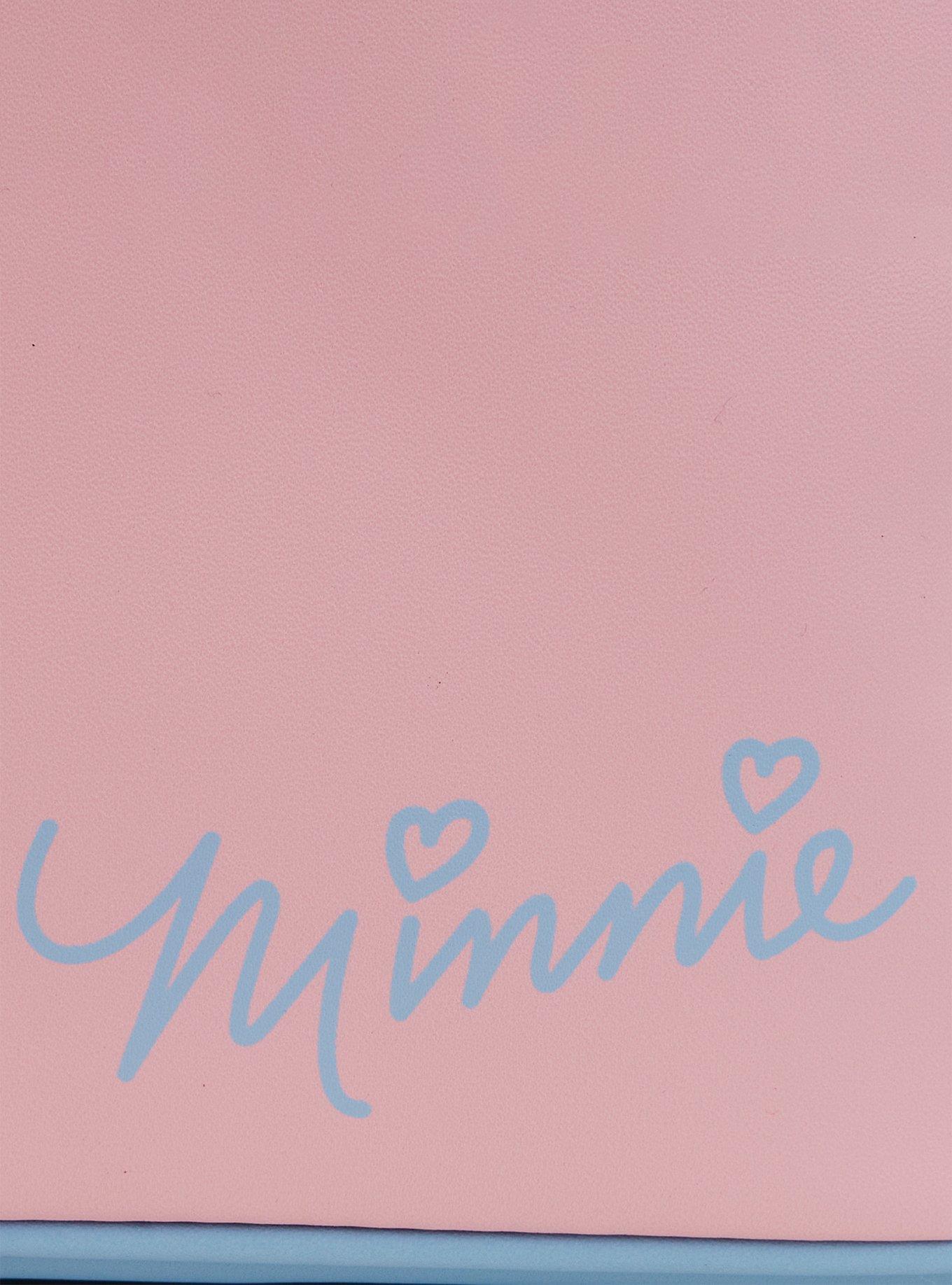 Loungefly Disney Minnie Mouse Pastel Polka Dot Figural Mini Backpack , , alternate